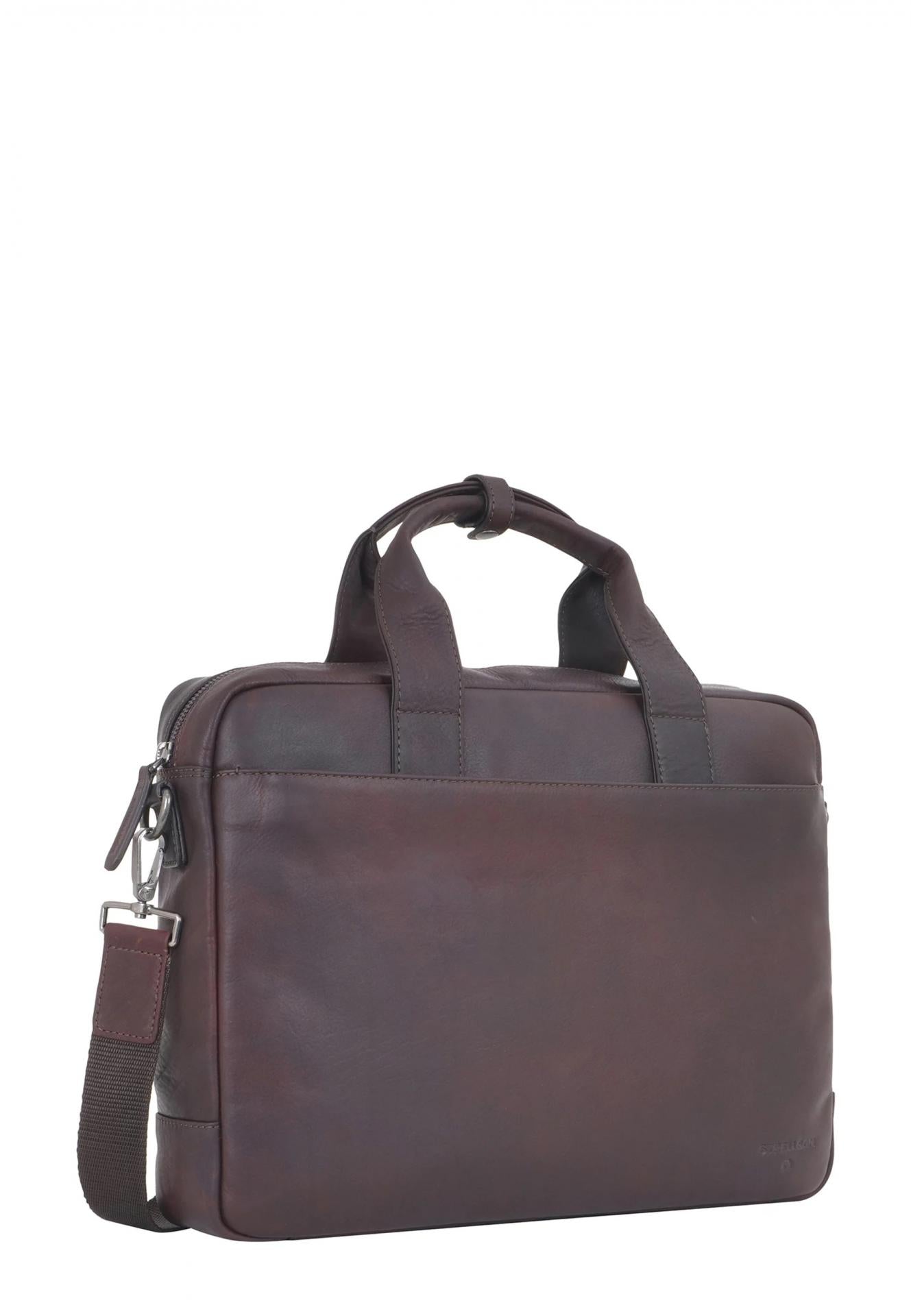 Strellson stratford 2.0 briefbag shz - Farbe: darkbrown