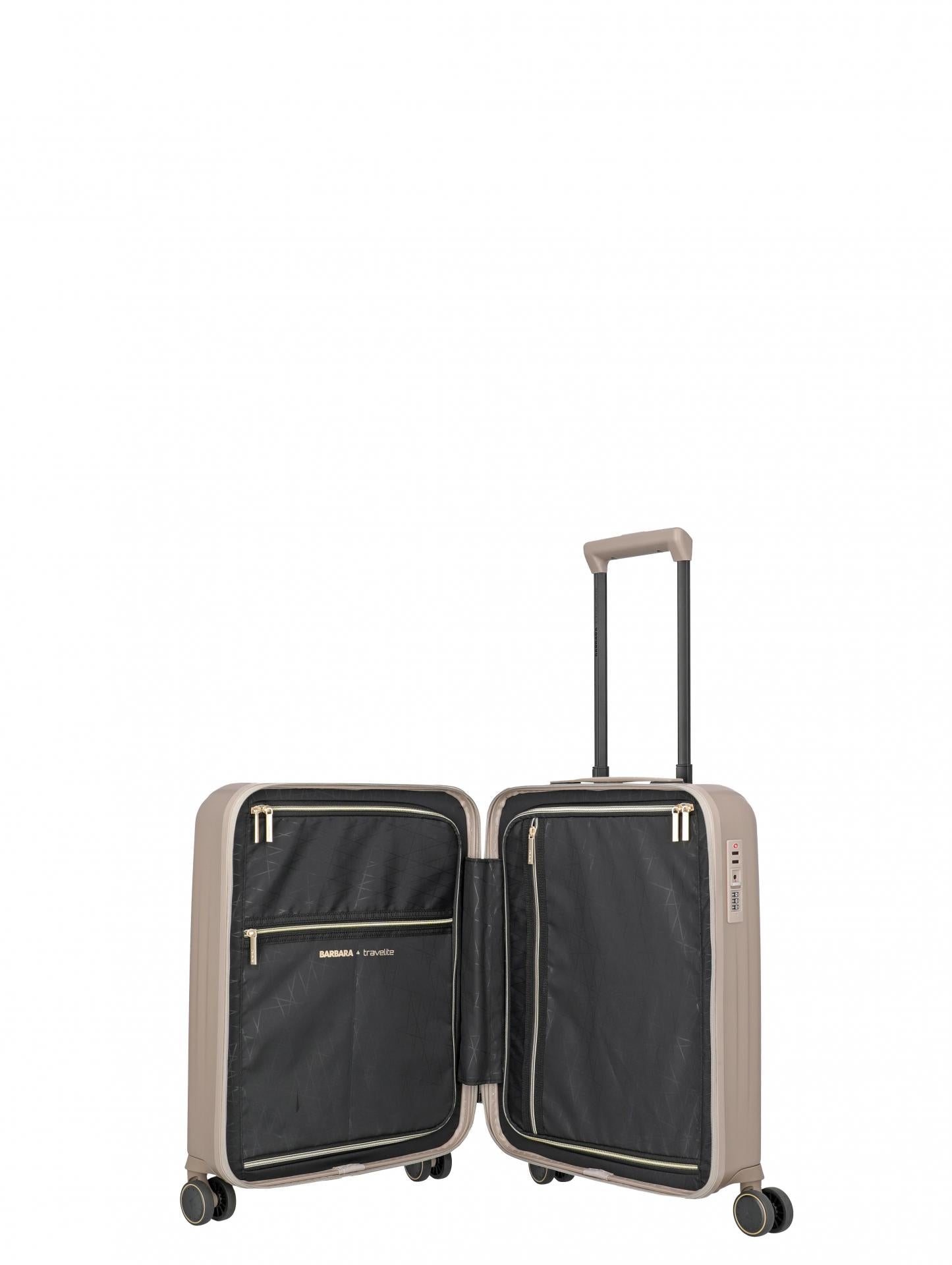 Travelite BARBARA NOVELTY 4w Hartschalen Trolley S Satin Nud