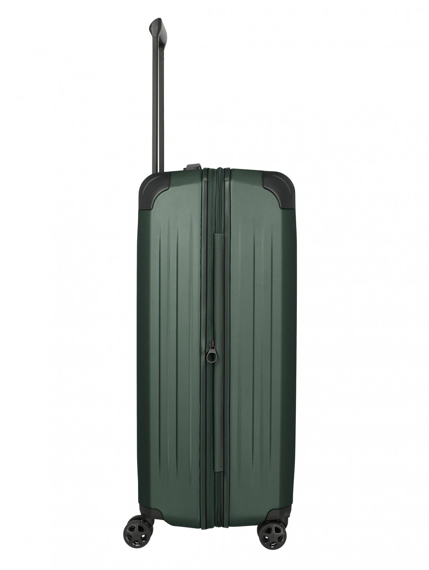 DYNAMIIC 4-Rad Hartschalen Trolley erweiterbar L grün