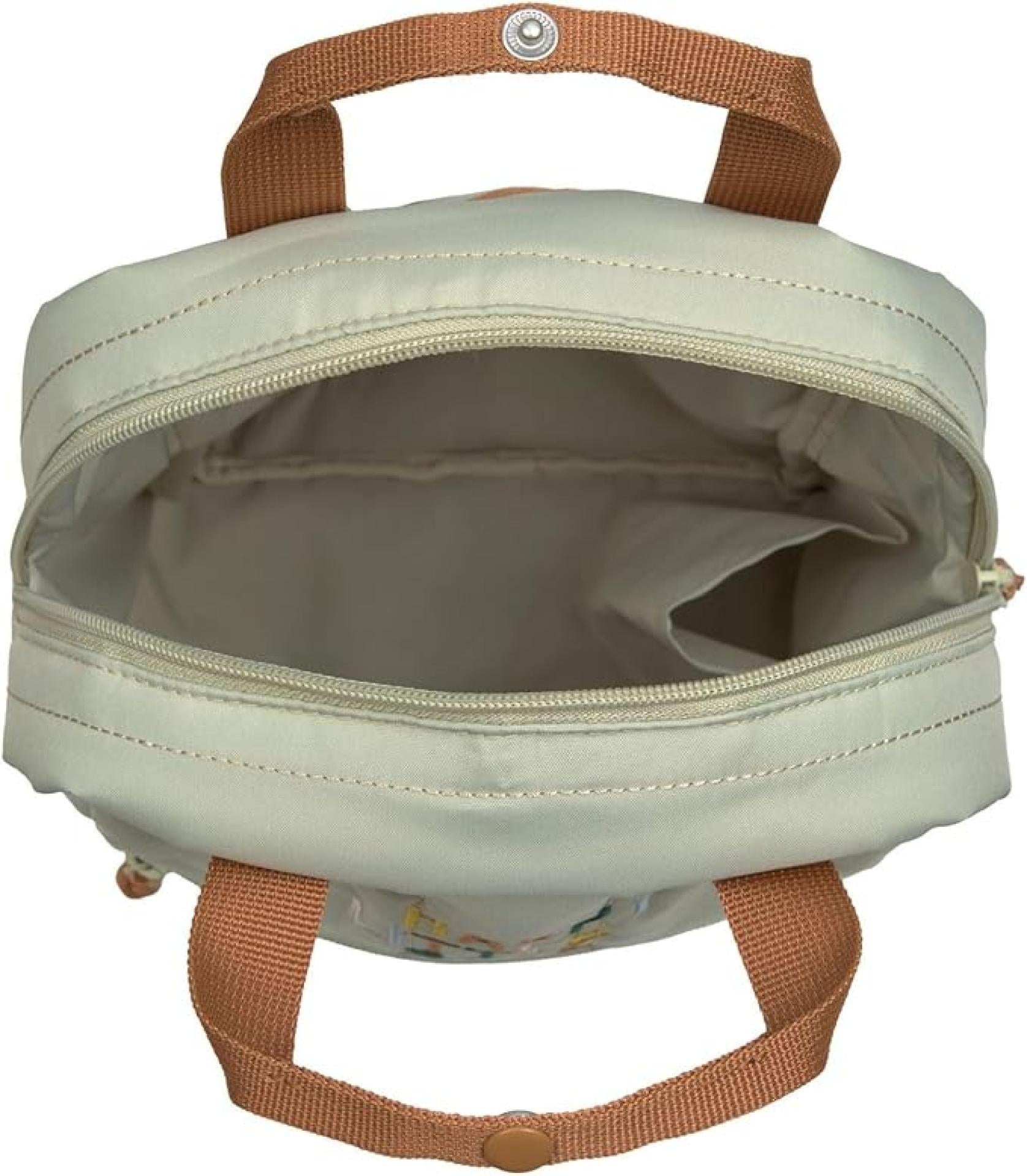 Lässig Mini Square Kinder Backpack 7L Little Gang light khaki
