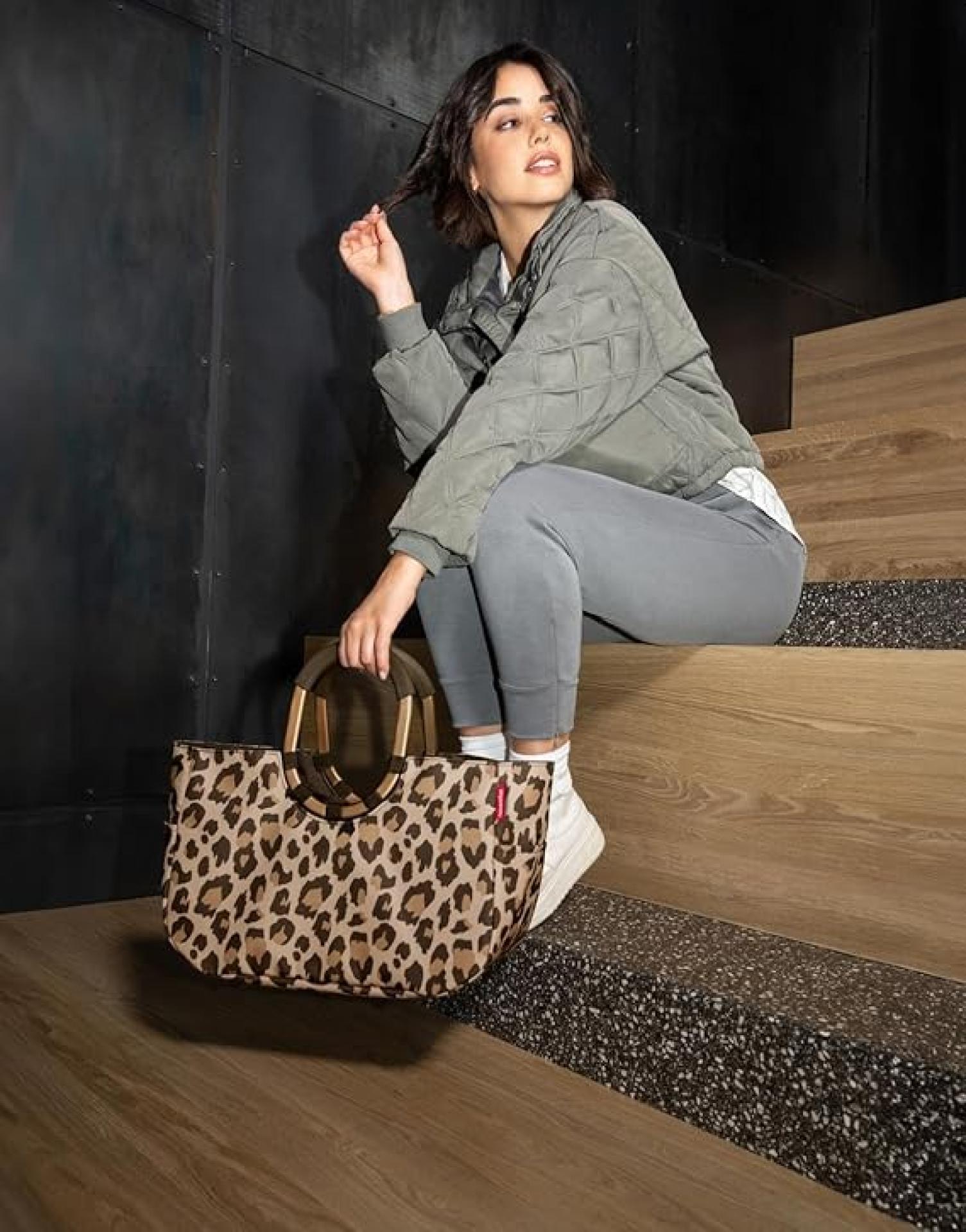 Reisenthel loopshopper M frame leo macchiato