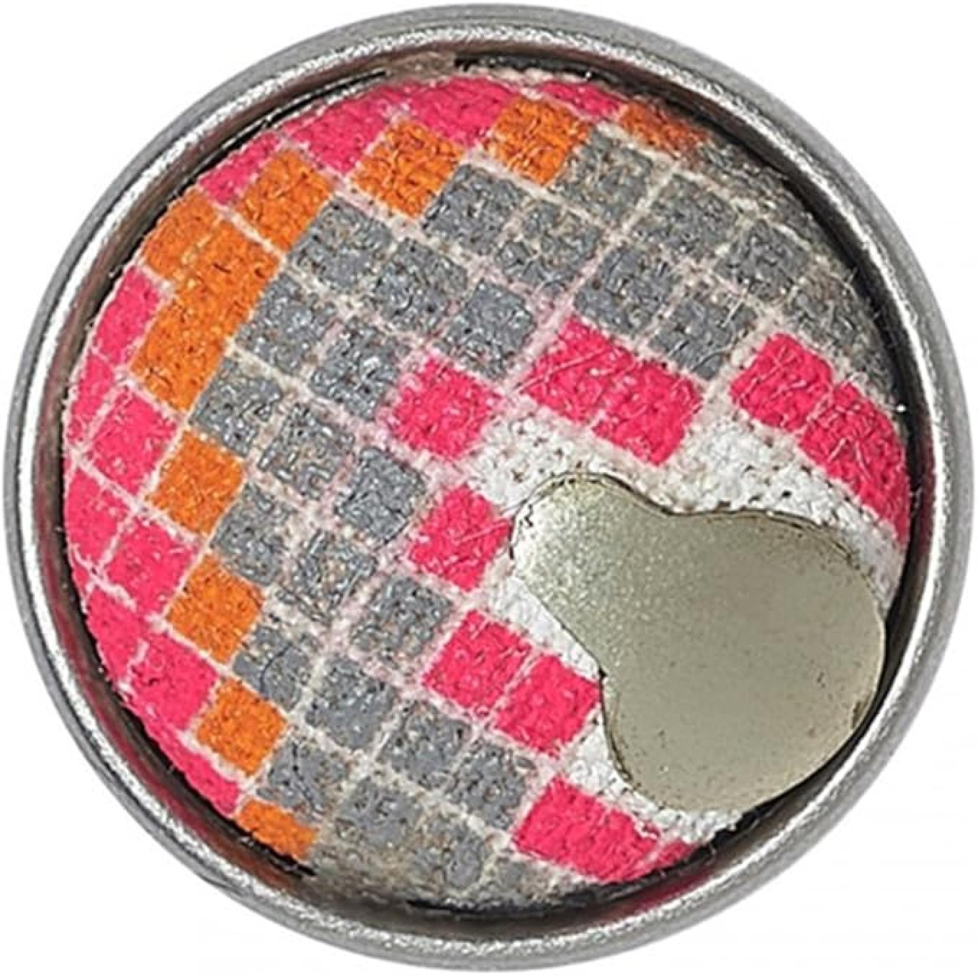 Noosa Amsterdam Chunk - Variante: Pachamama silber pink metal fabric