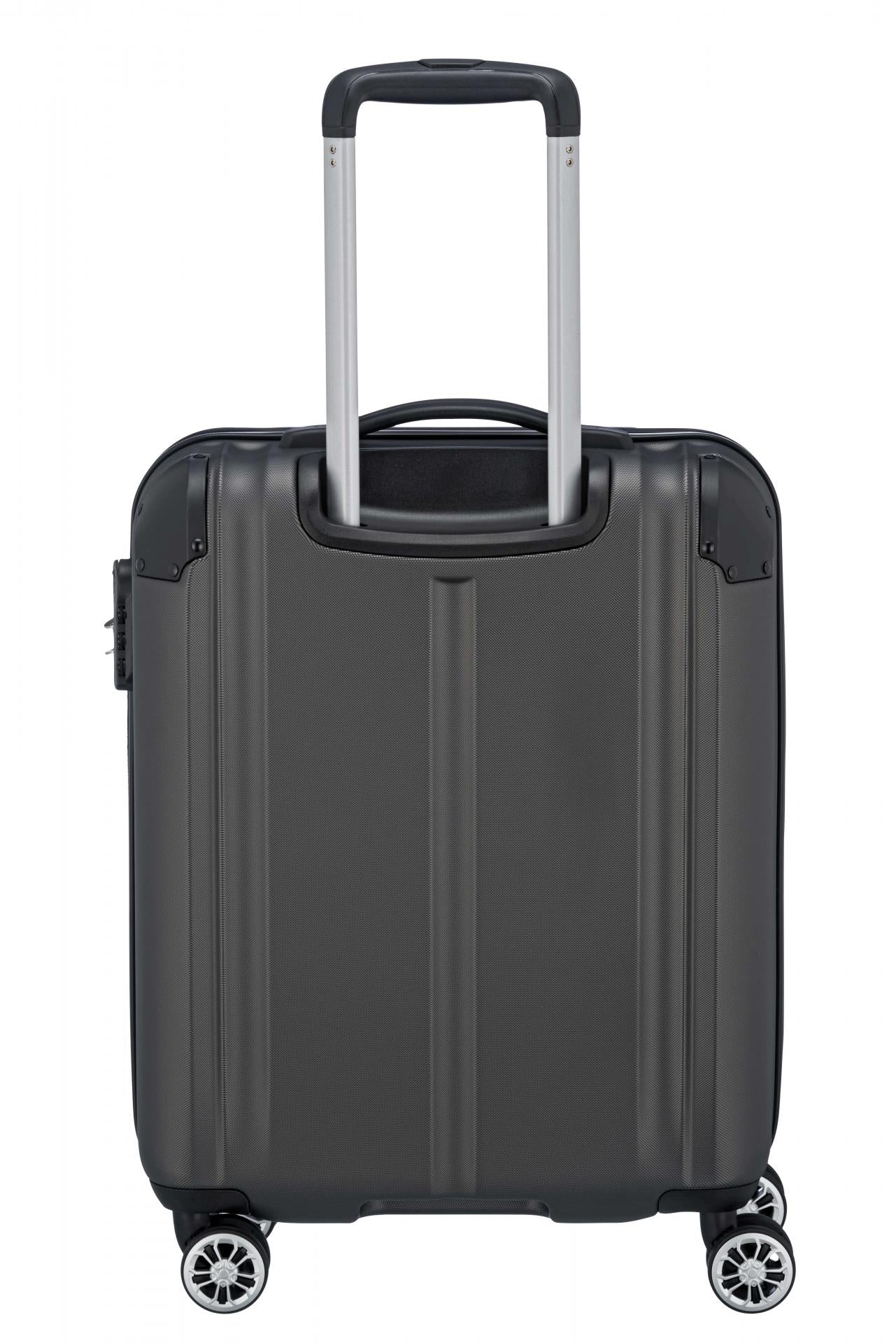 Travelite Koffer City Hartschale Anthrazit 4-Rad S Handgepäck