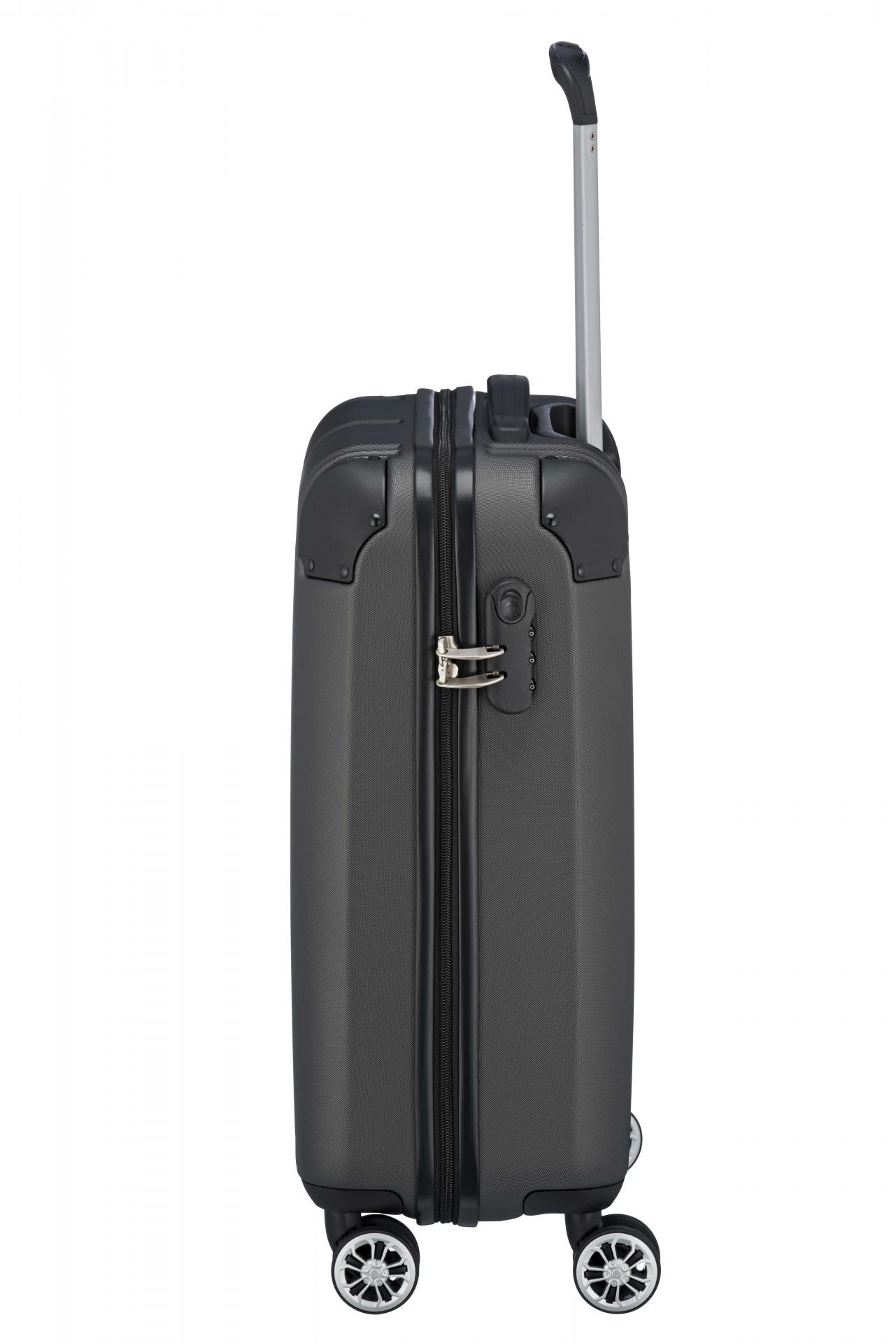Travelite Koffer City Hartschale Anthrazit 4-Rad S Handgepäck