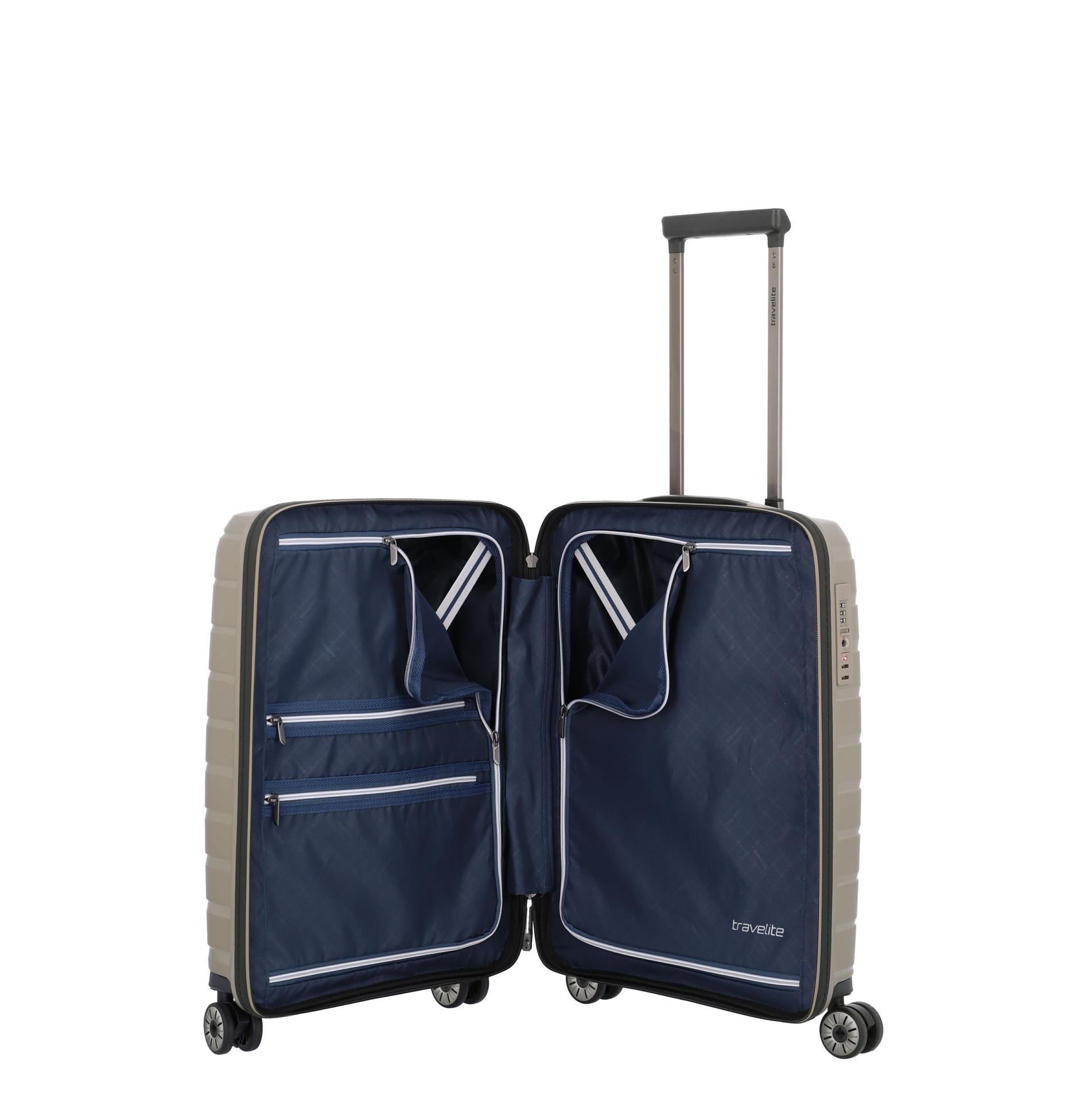 Travelite AIR BASE Trolley S 55cm Champagner