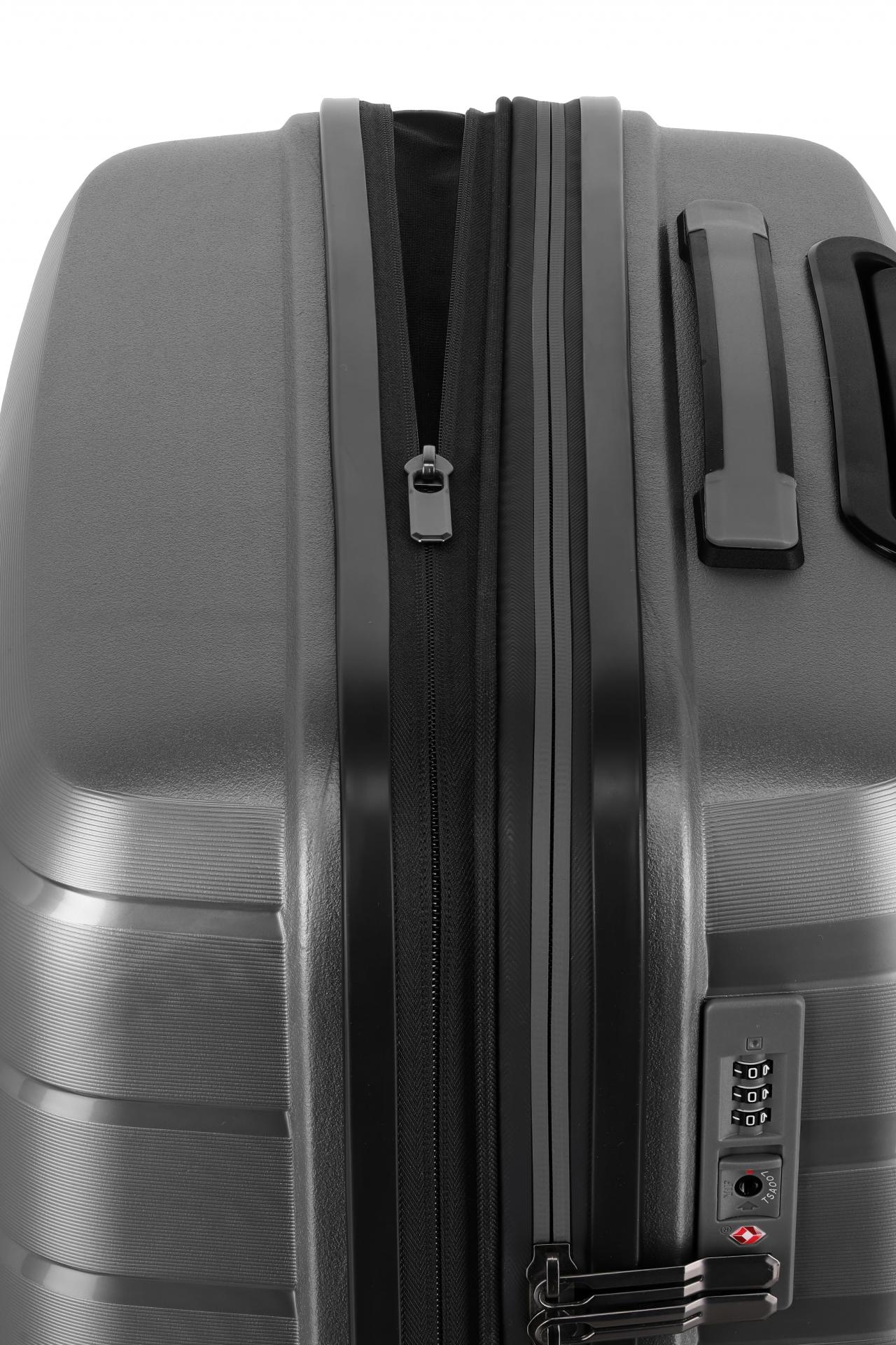 Travelite AIR BASE Trolley M 67cm Anthrazit