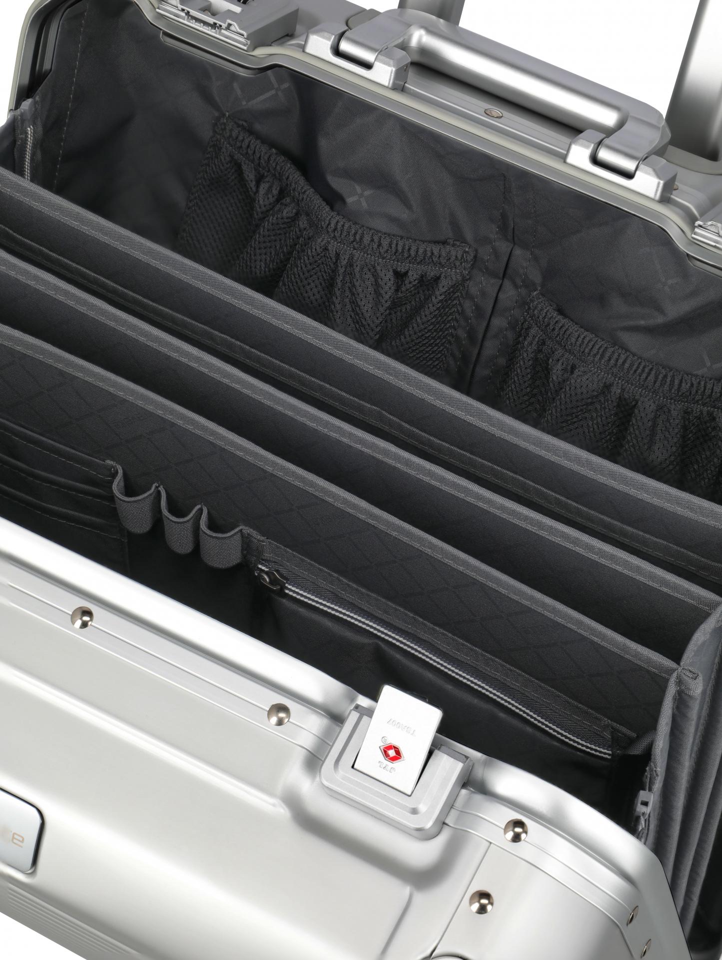 Travelite Next Business wheeler 4-Rollen, Silber