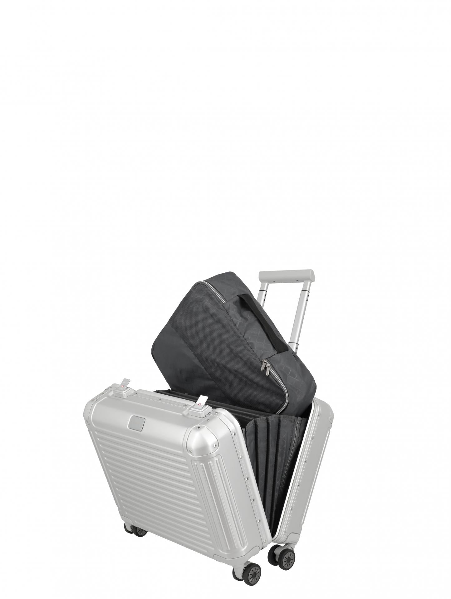 Travelite Next Business wheeler 4-Rollen, Silber