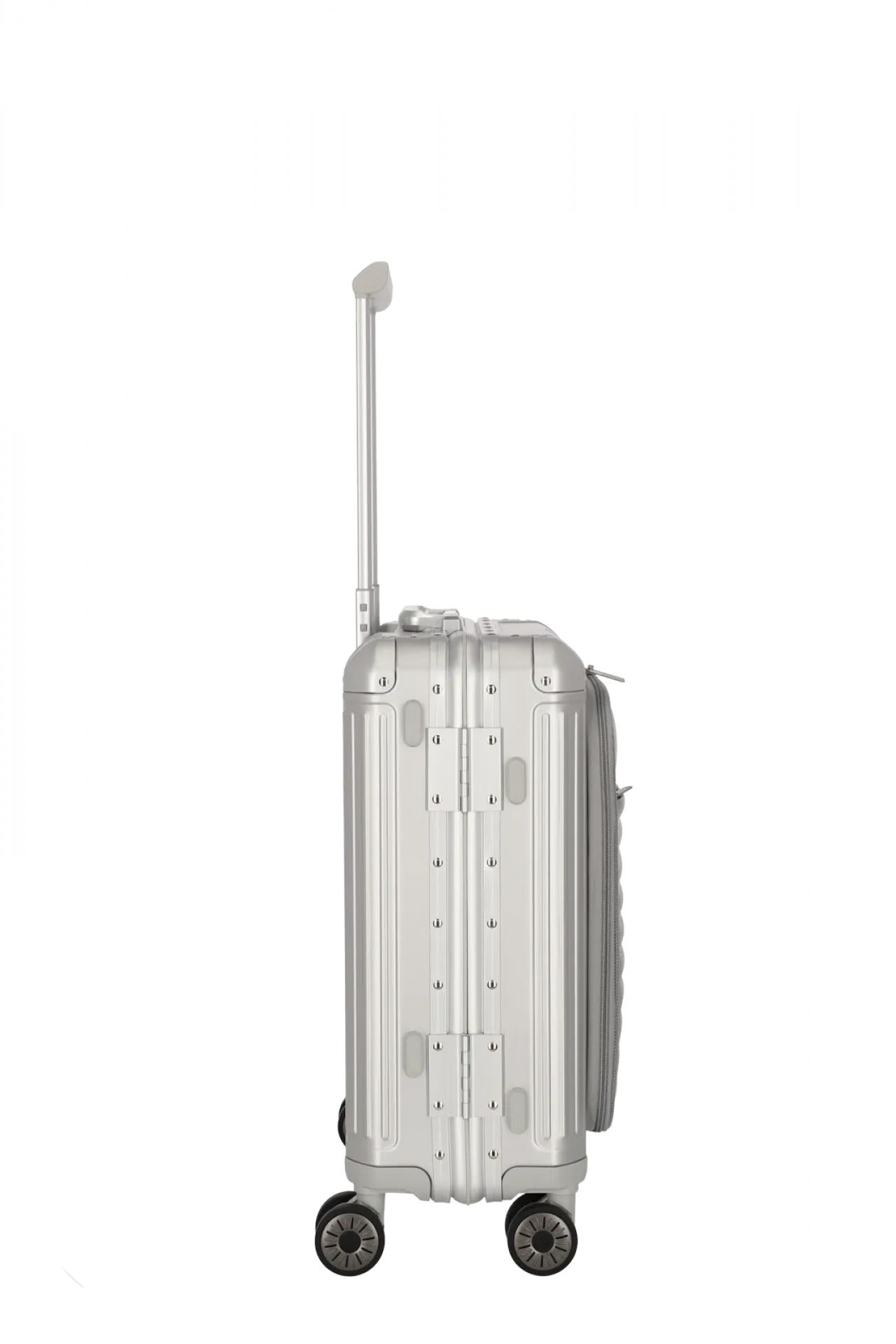 TRAVELITE NEXT 4w Trolley S mit Vortasche - Variante: Silber