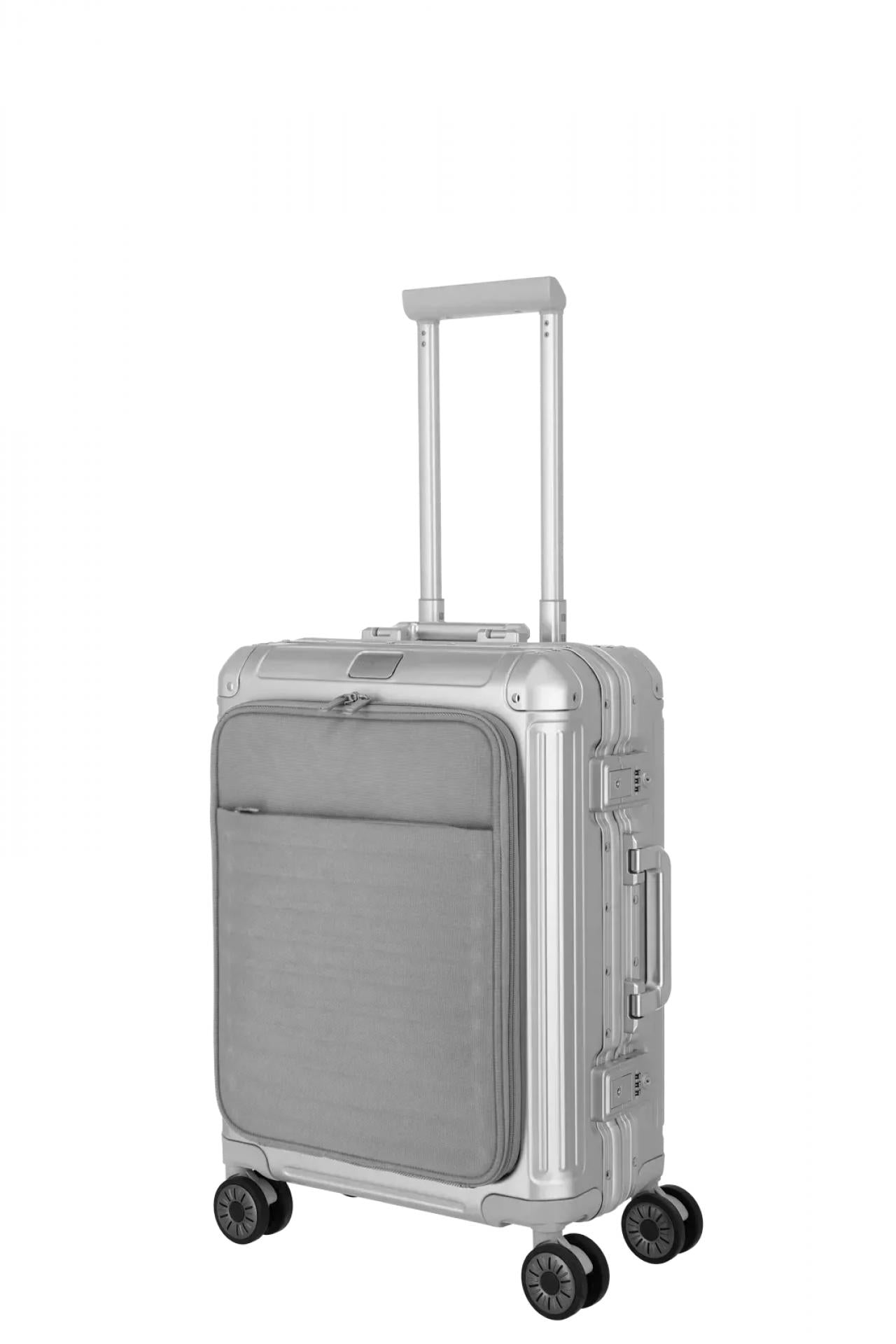 TRAVELITE NEXT 4w Trolley S mit Vortasche - Variante: Silber
