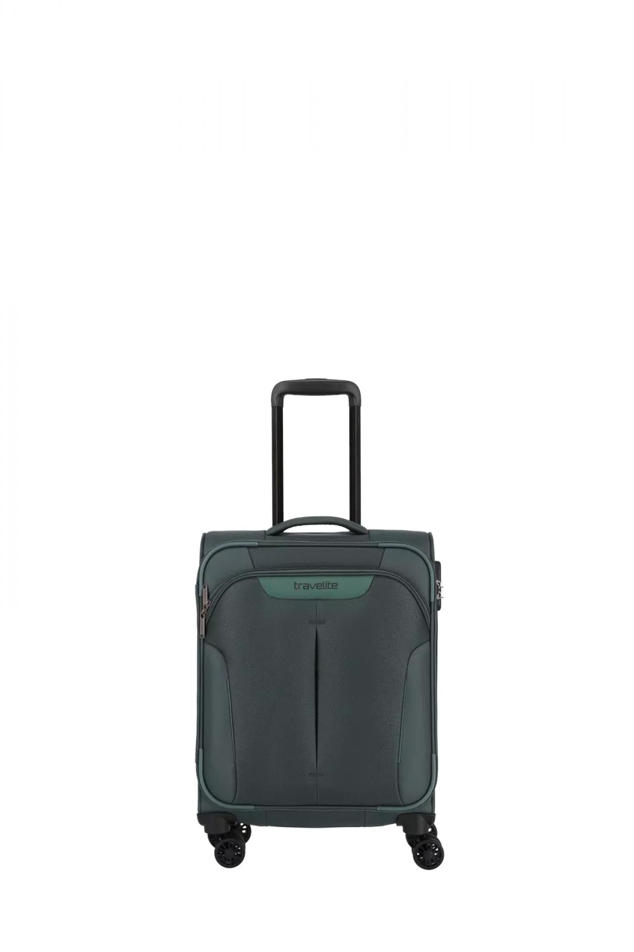Travelite Trolley CROATIA Weichgepäckkoffer - Größe: S - Farbe: Tannengrün