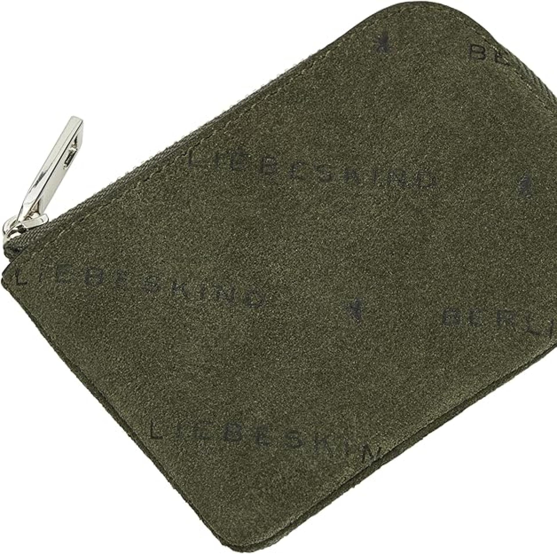 Liebeskind Berlin Geldbeutel Lena XS Monogram Suede Grün