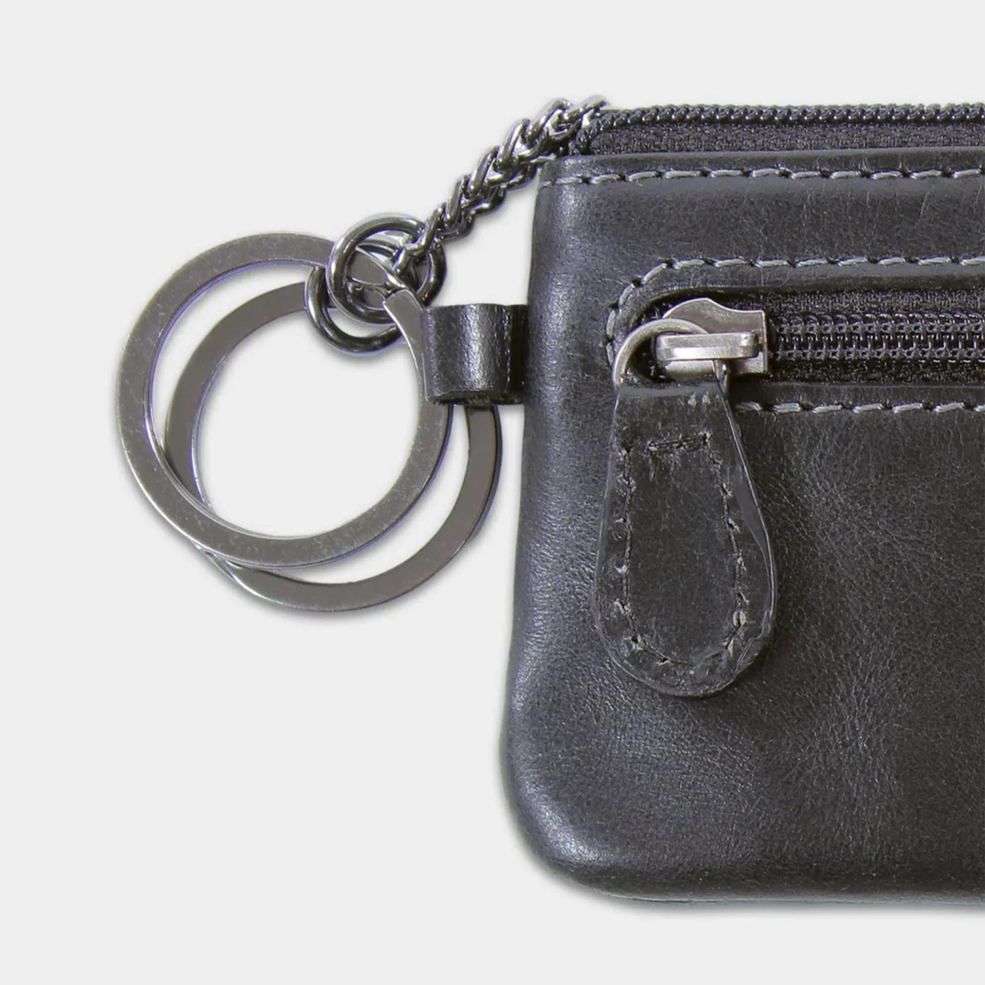 Braun Büffel Schlüsseletui Arezzo 11,5 x 6,5 x 1,2cm schwarz