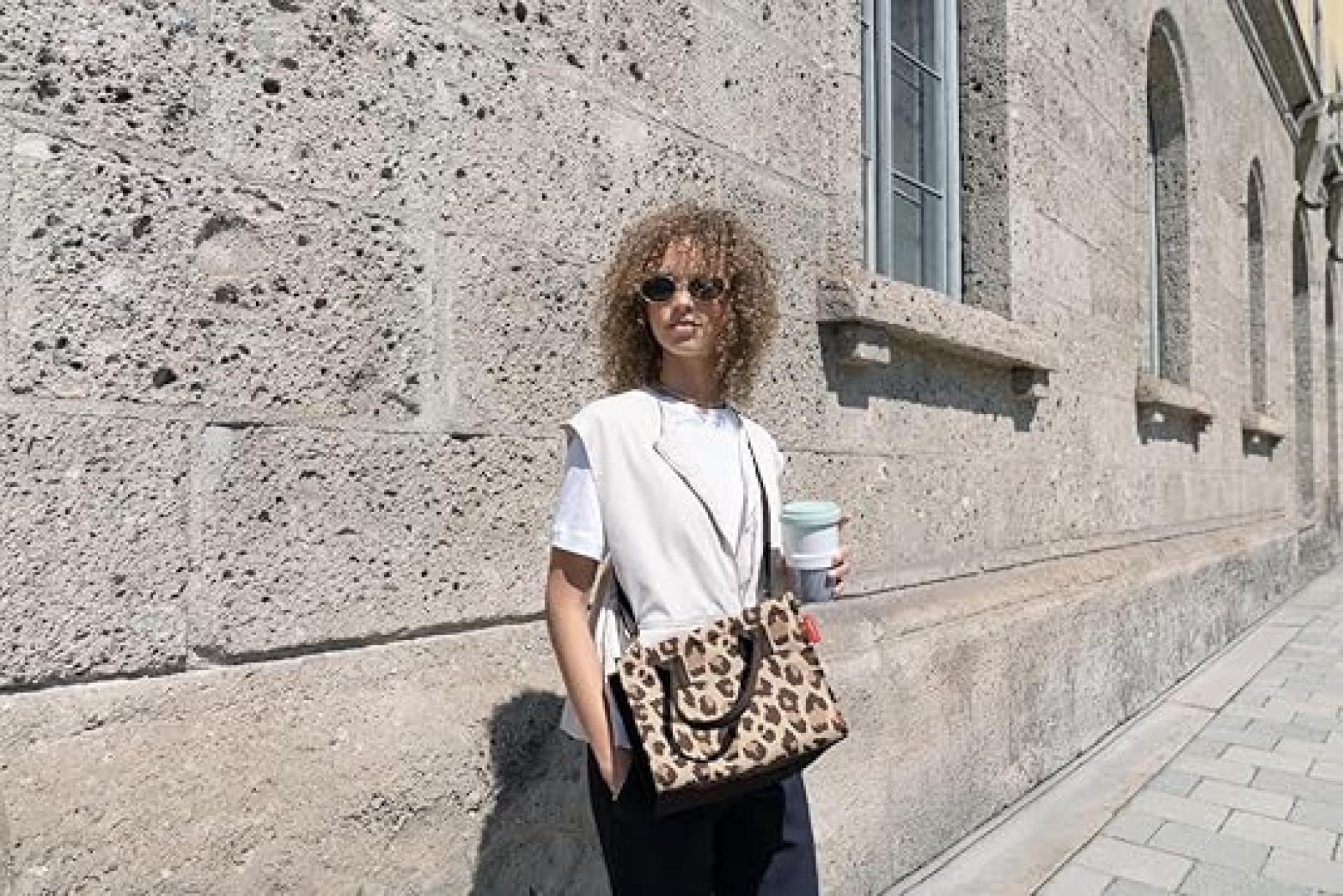 Reisenthel daily shopper XS leo macchiato