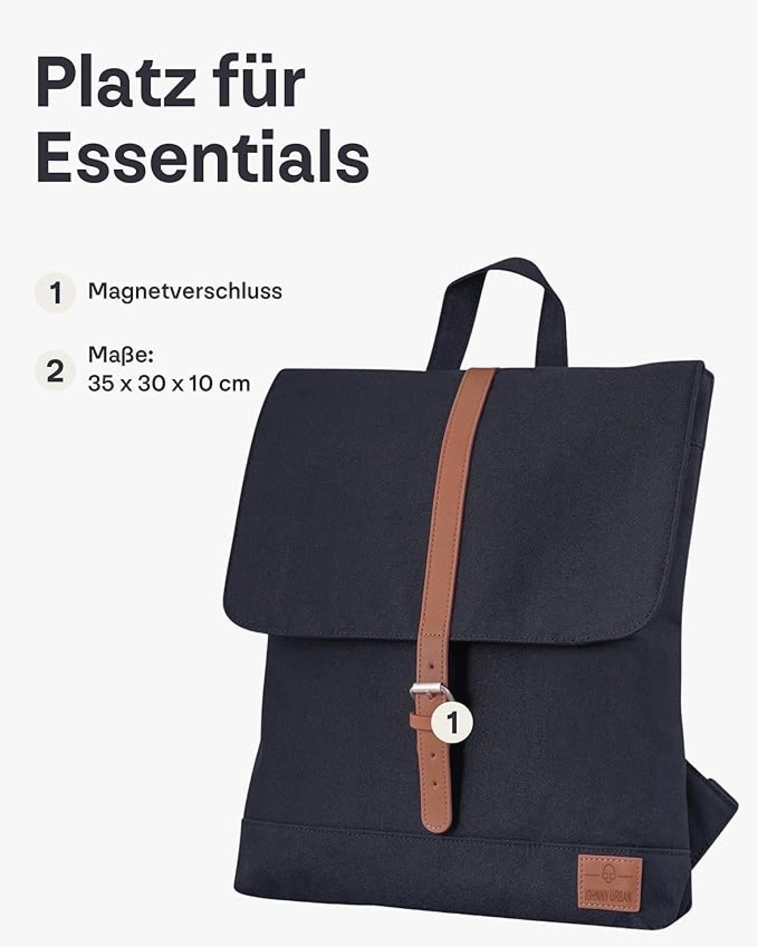 Johnny Urban Mia Black Brown Backpack