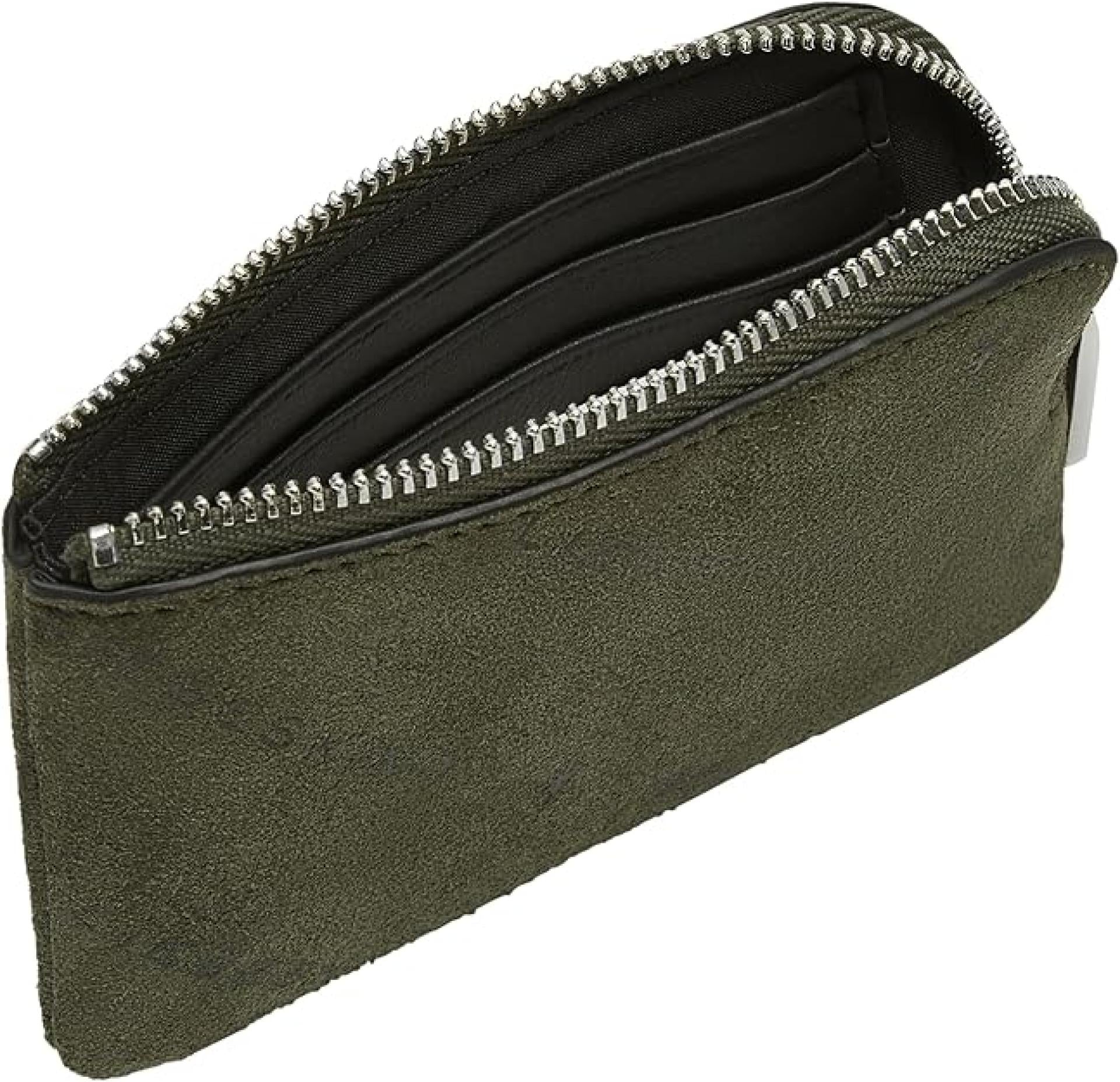 Liebeskind Berlin Geldbeutel Lena XS Monogram Suede Grün