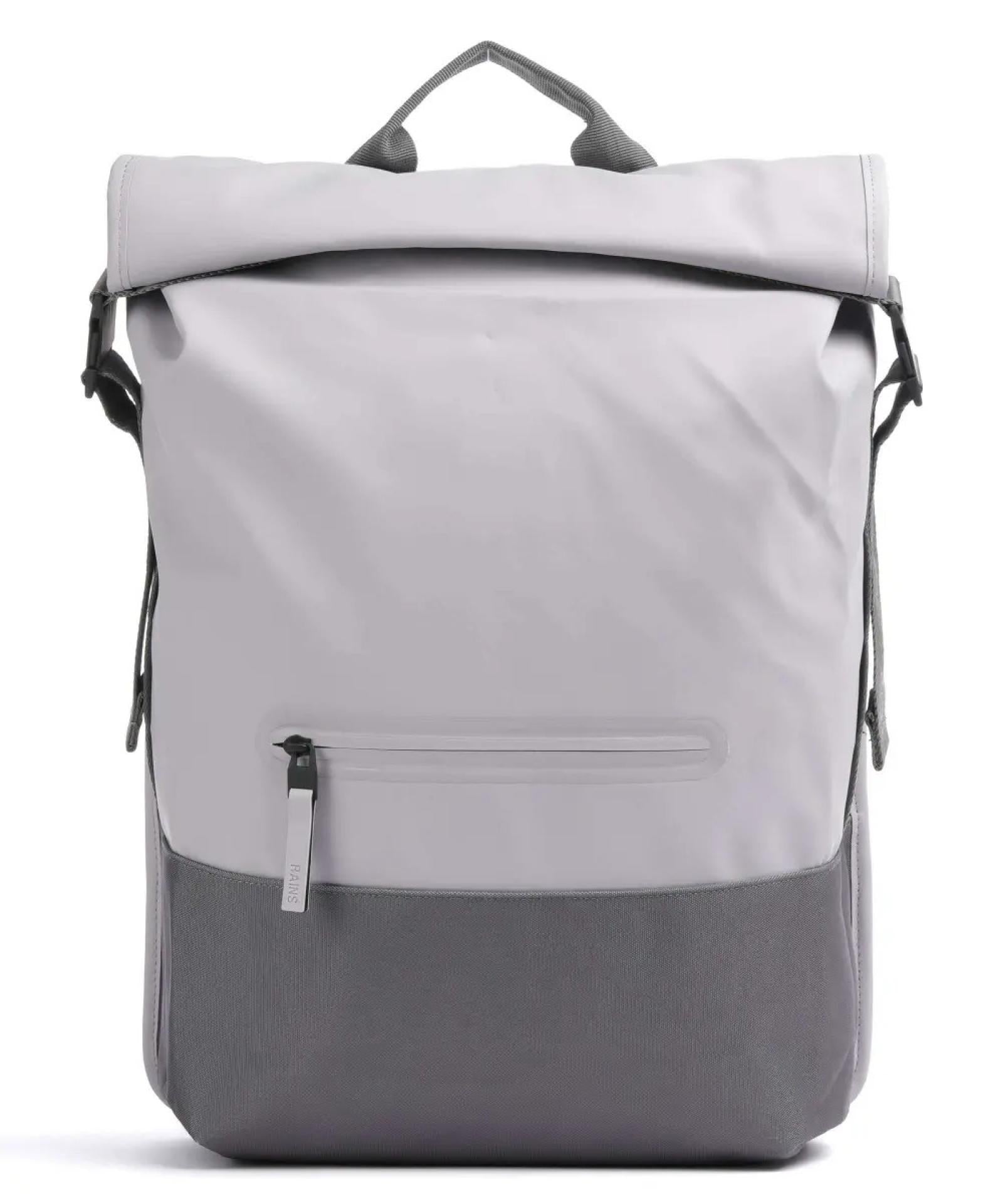 rains backpack helsinki Rains Trail Rolltop Rucksack Ash