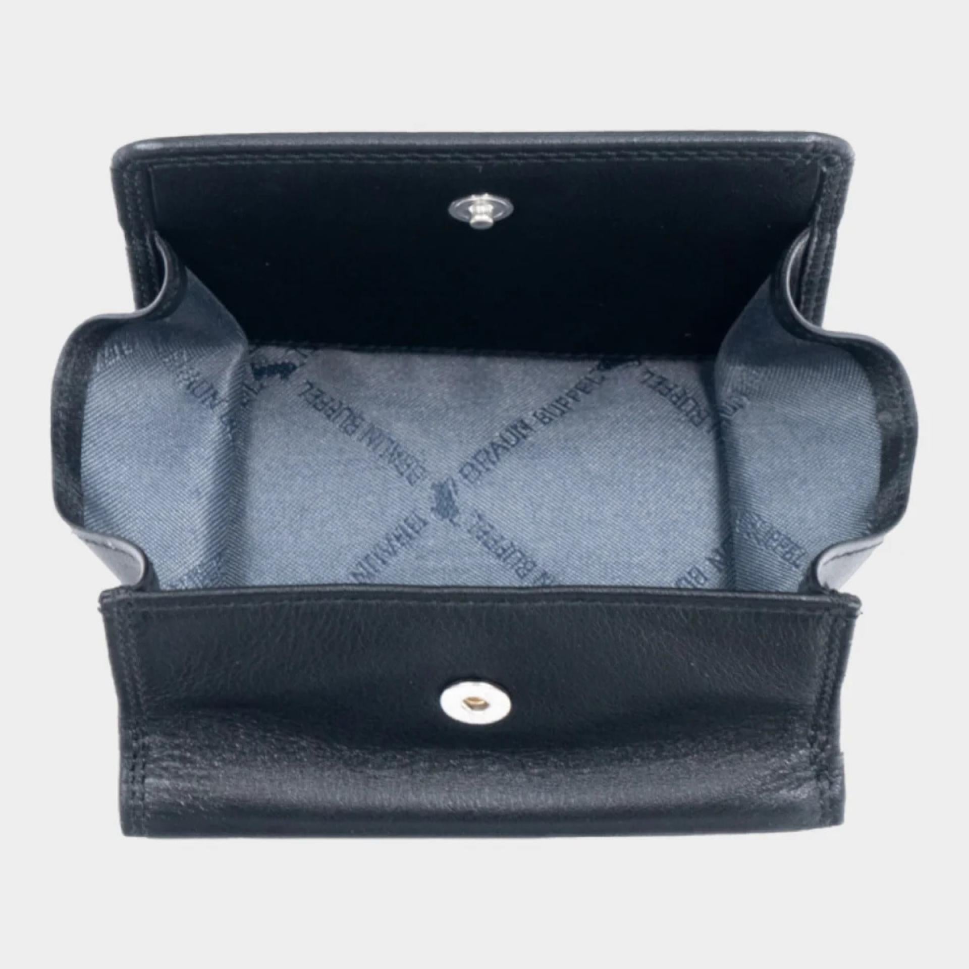 Braun Büffel Mini GOLF RFID Geldbörse Kastenbörse 2CS schwarz