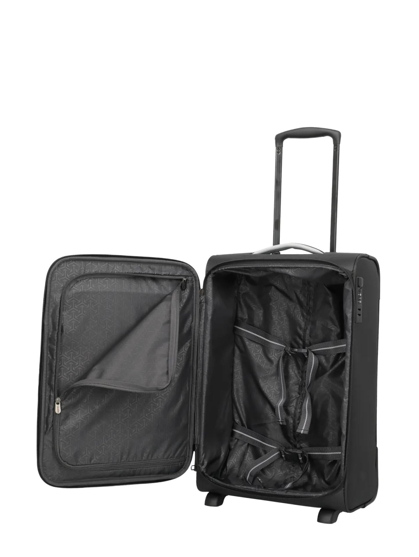 Travelite JETPACK Trolley S Slim 2w Air France/KLM 35x55x23 schwarz