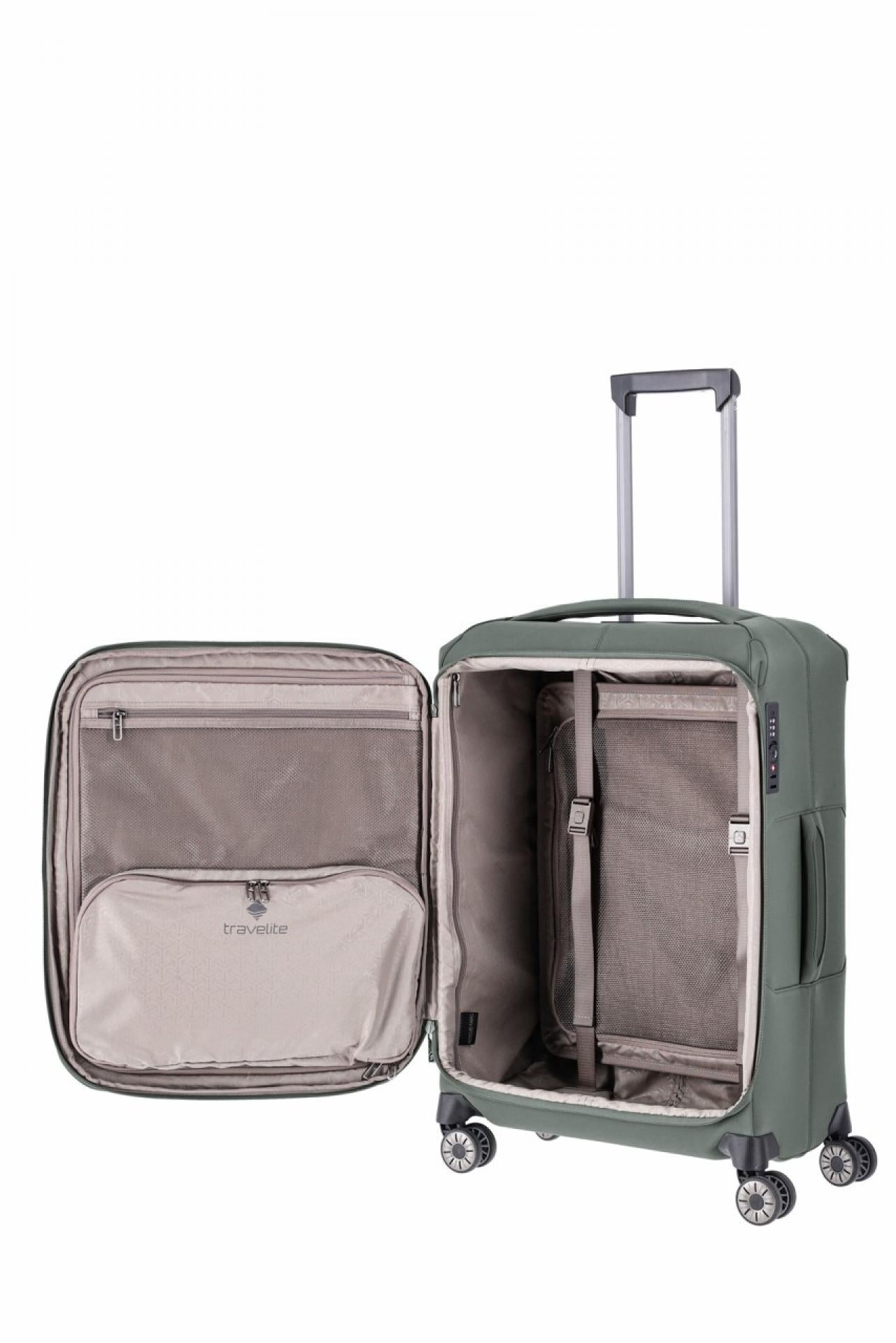 Travelite CROSSLITE 5.0 4w Trolley M Oliv
