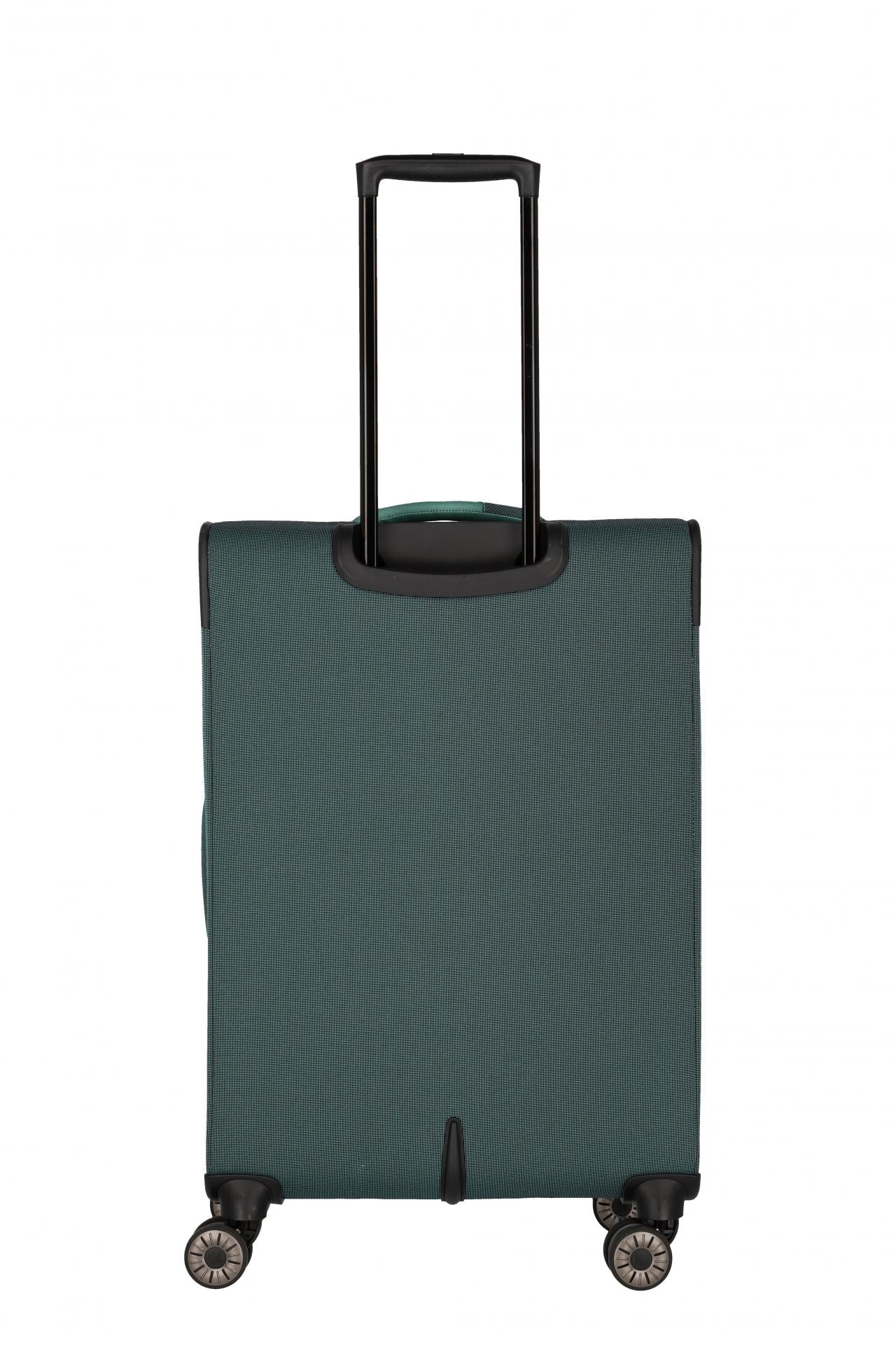 Travelite VIIA M 67cm Weicher Trolley Koffer, Eukalyptus