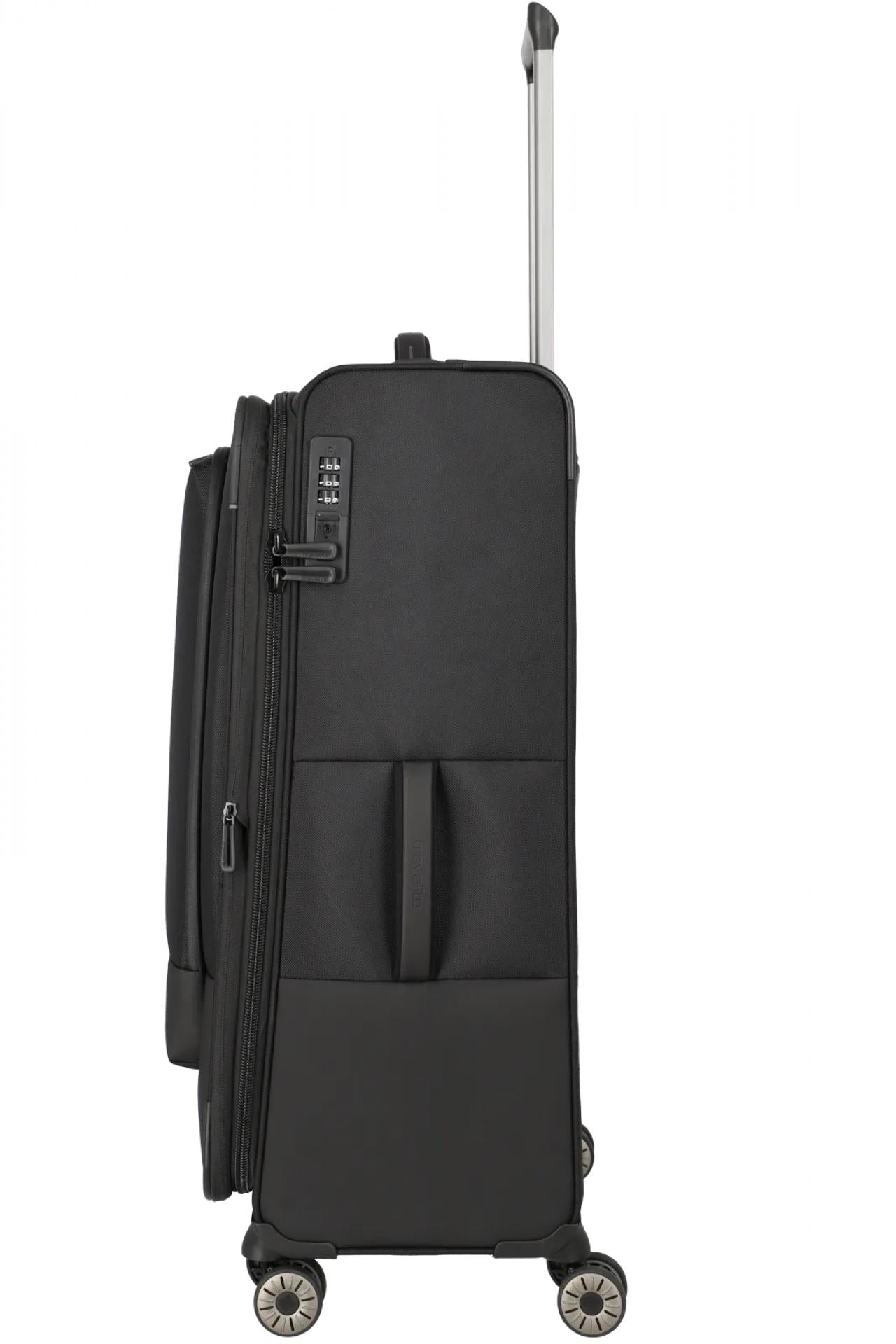 Travelite CROSSLITE 5.0 4w Trolley L Schwarz