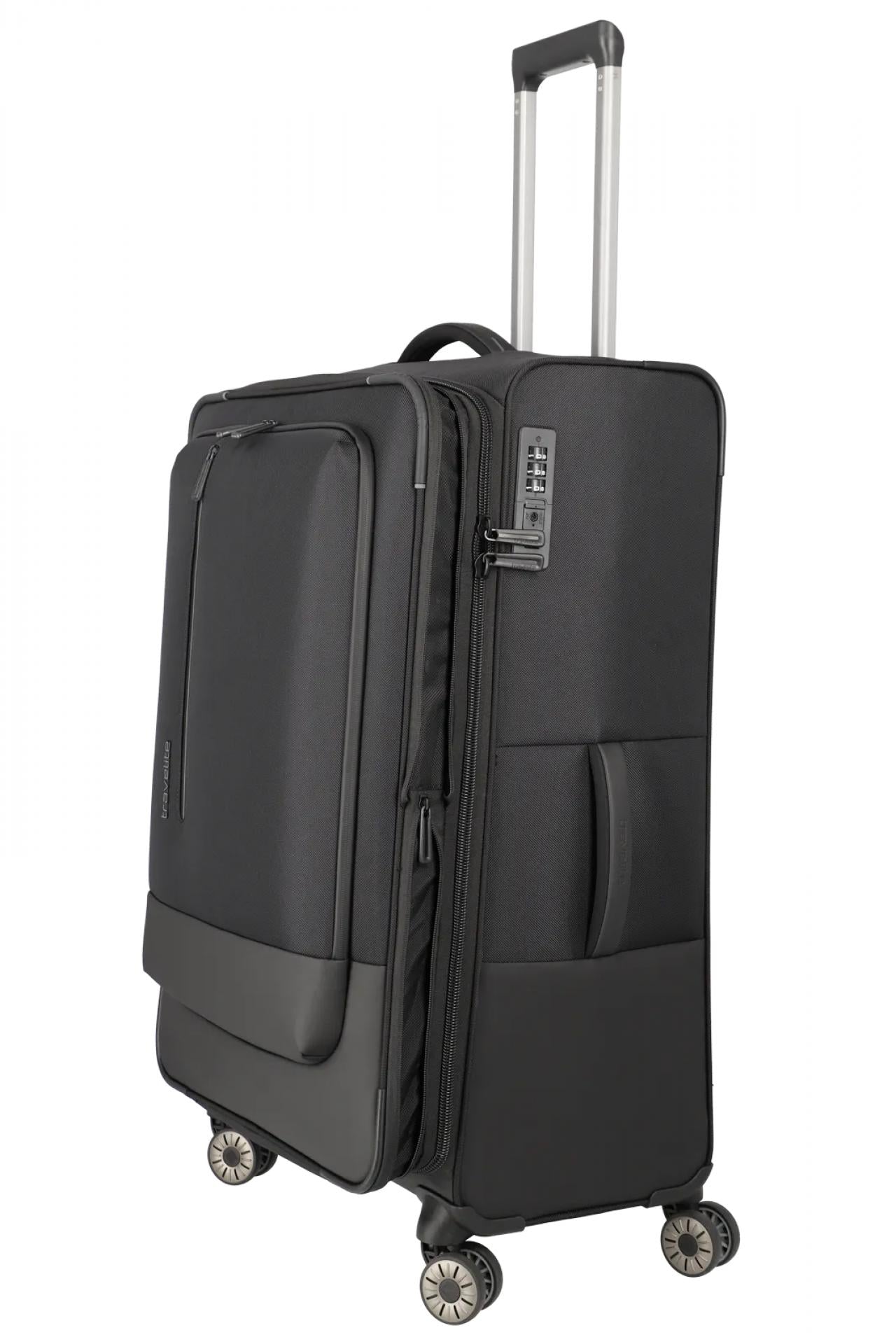 Travelite CROSSLITE 5.0 4w Trolley L Schwarz
