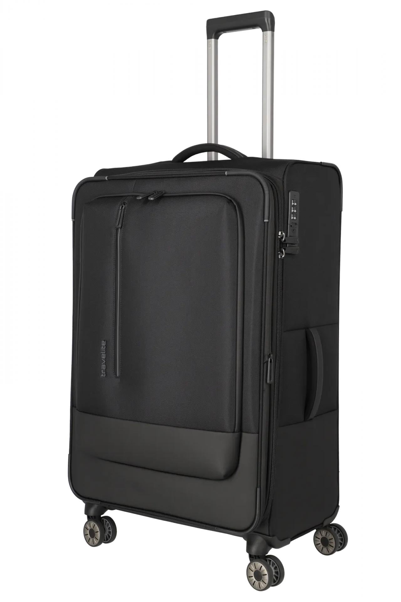 Travelite CROSSLITE 5.0 4w Trolley L Schwarz