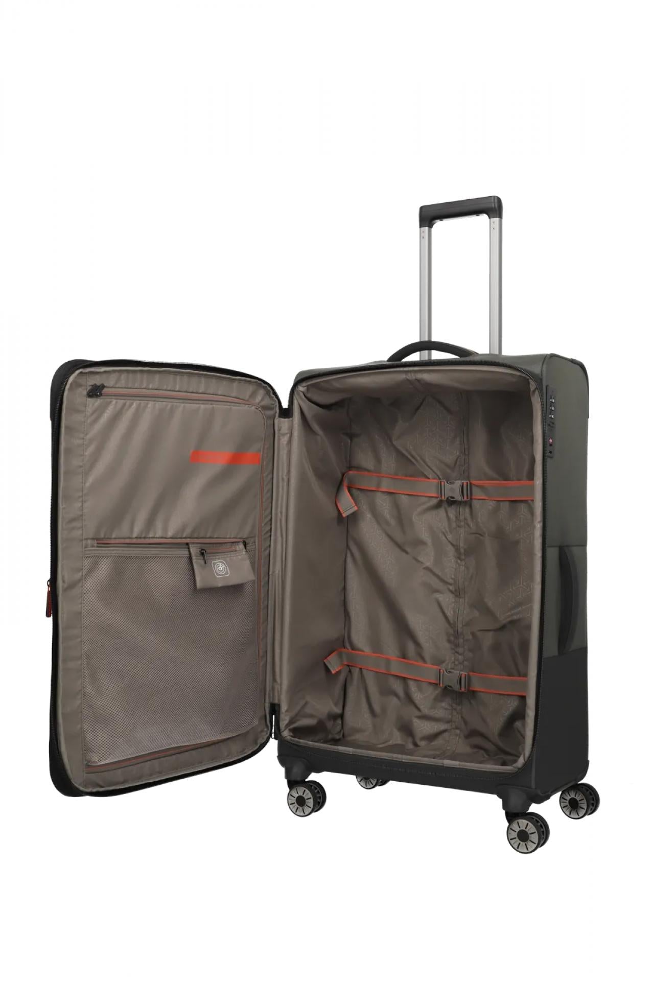 Travelite Koffer CROSSLITE 5.0 4w Trolley L Oliv