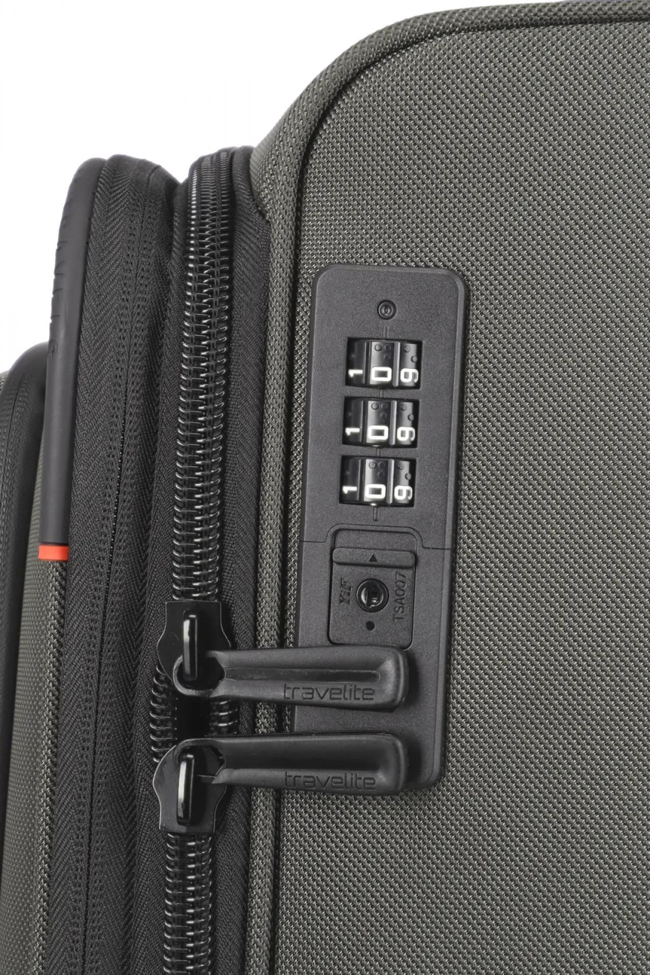 Travelite Koffer CROSSLITE 5.0 4w Trolley L Oliv