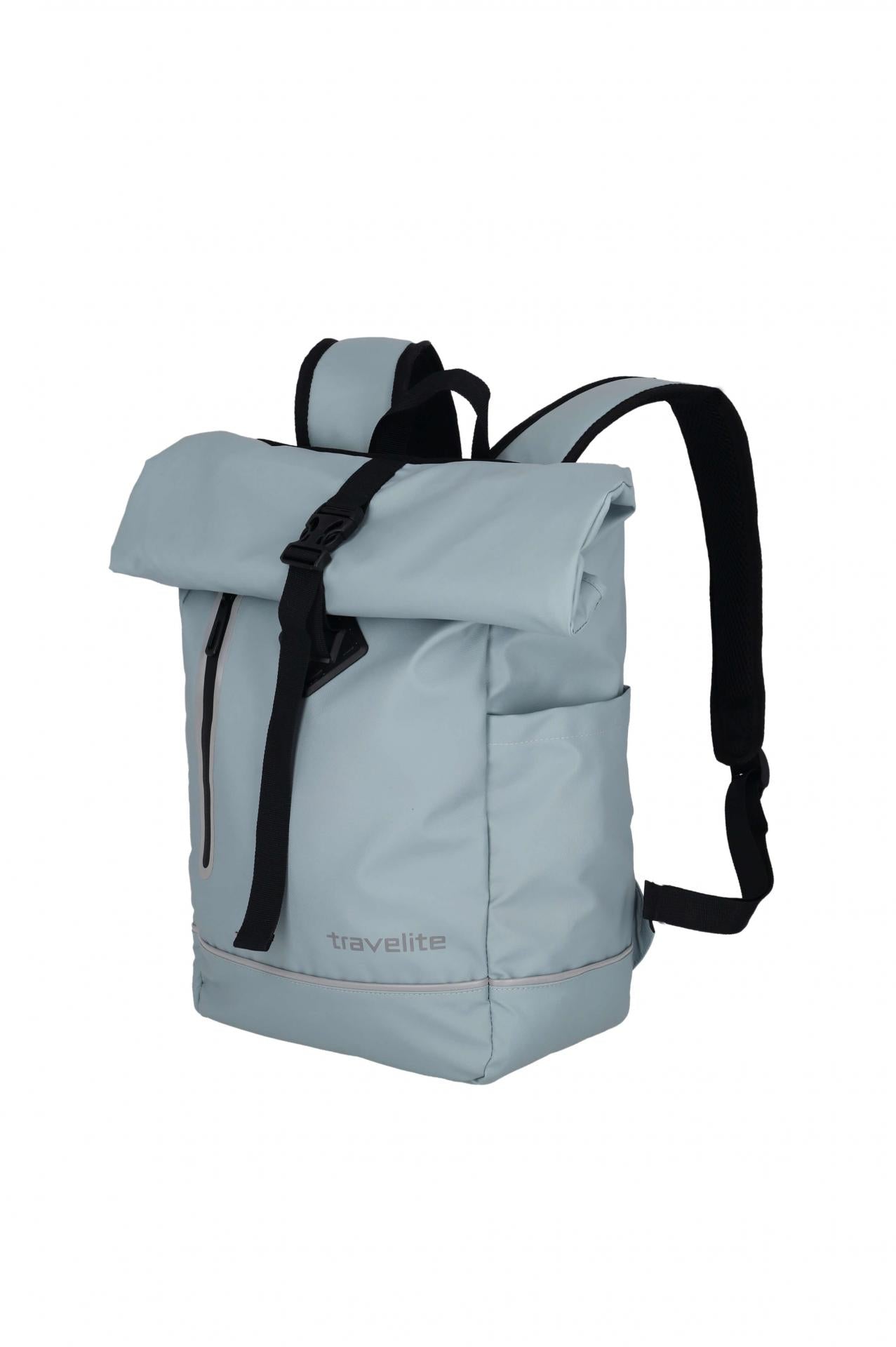 Travelite Rucksack Basics Roll-Up Plane Pastel Türkis