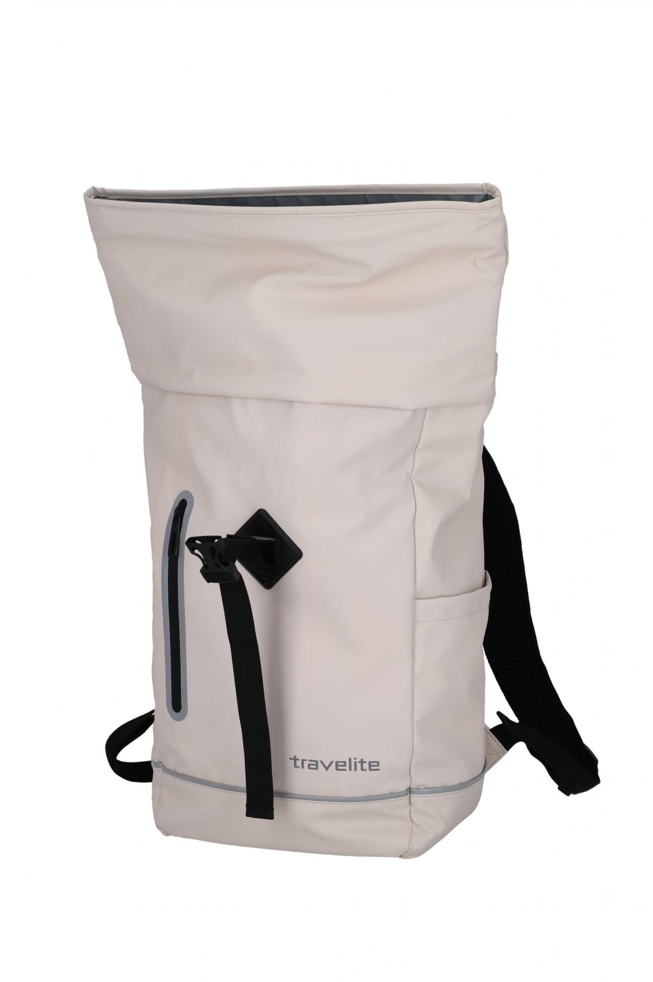 Travelite Rucksack Basics Roll-Up Plane Pastel Weiß