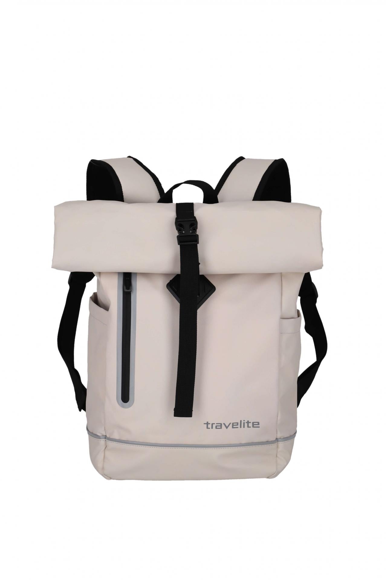 Travelite Rucksack Basics Roll-Up Plane Pastel Weiß