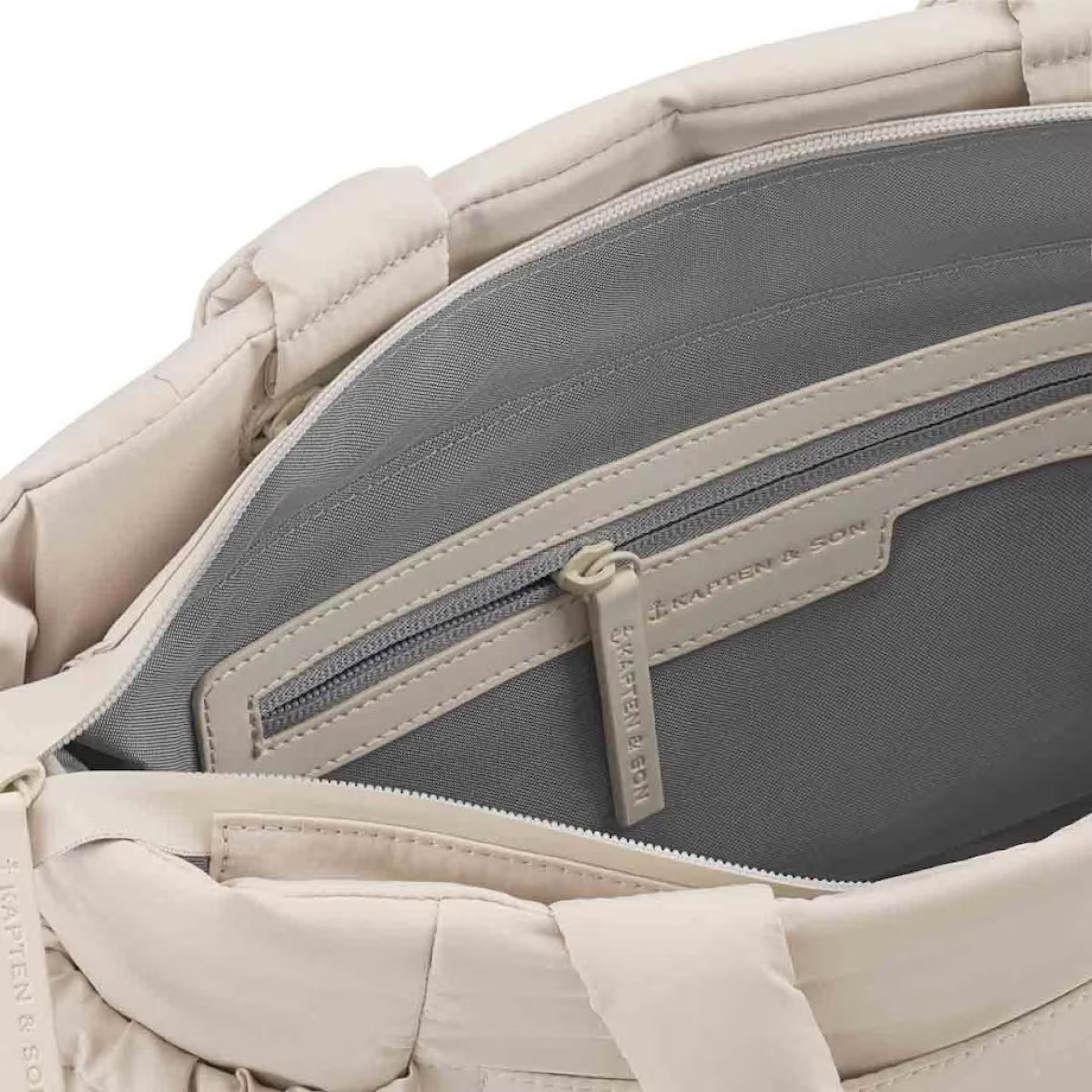 Kapten & Son Shopper Tasche HELLVI CLOUD Medium Sandstone