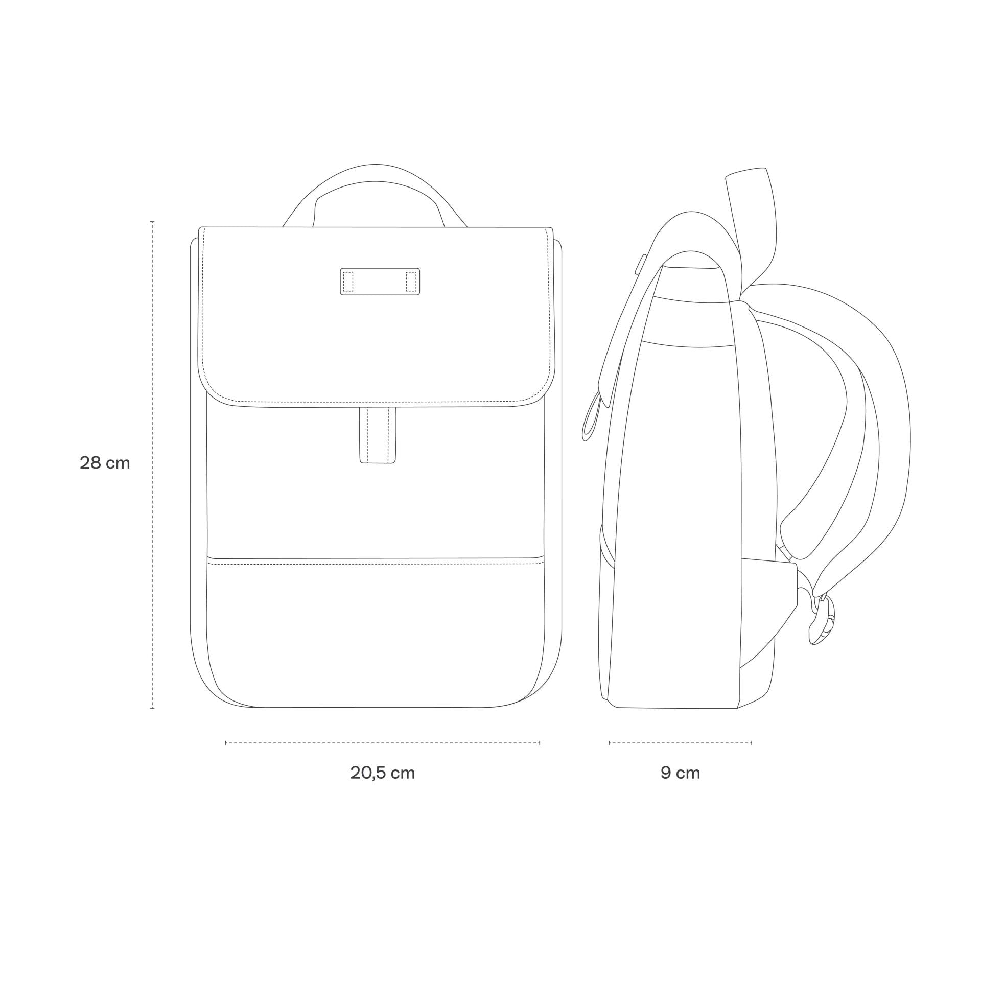 Kapten & Son KIDS Rucksack Fyn All Black