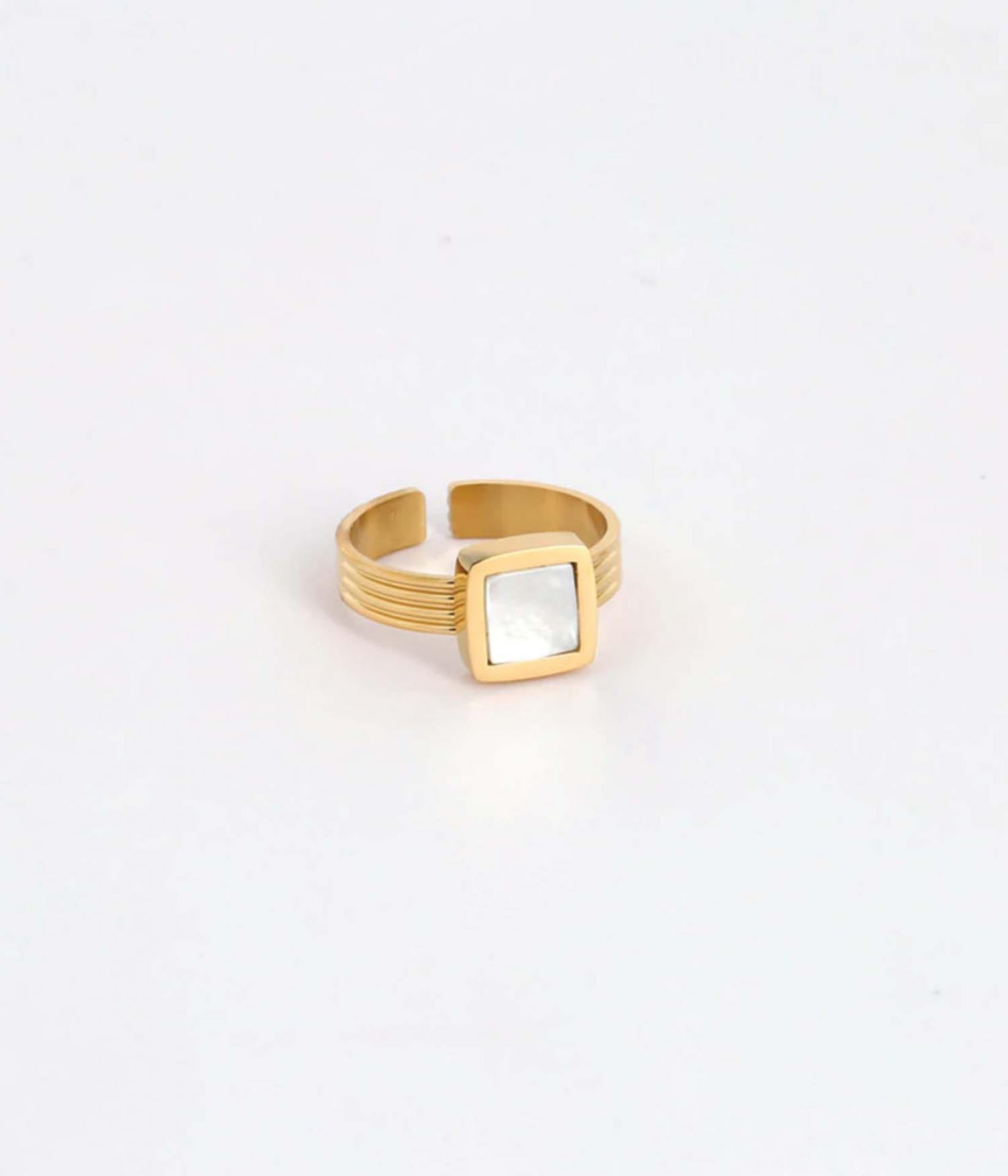Zag Bijoux Ring Alana Perlmutt/Gold