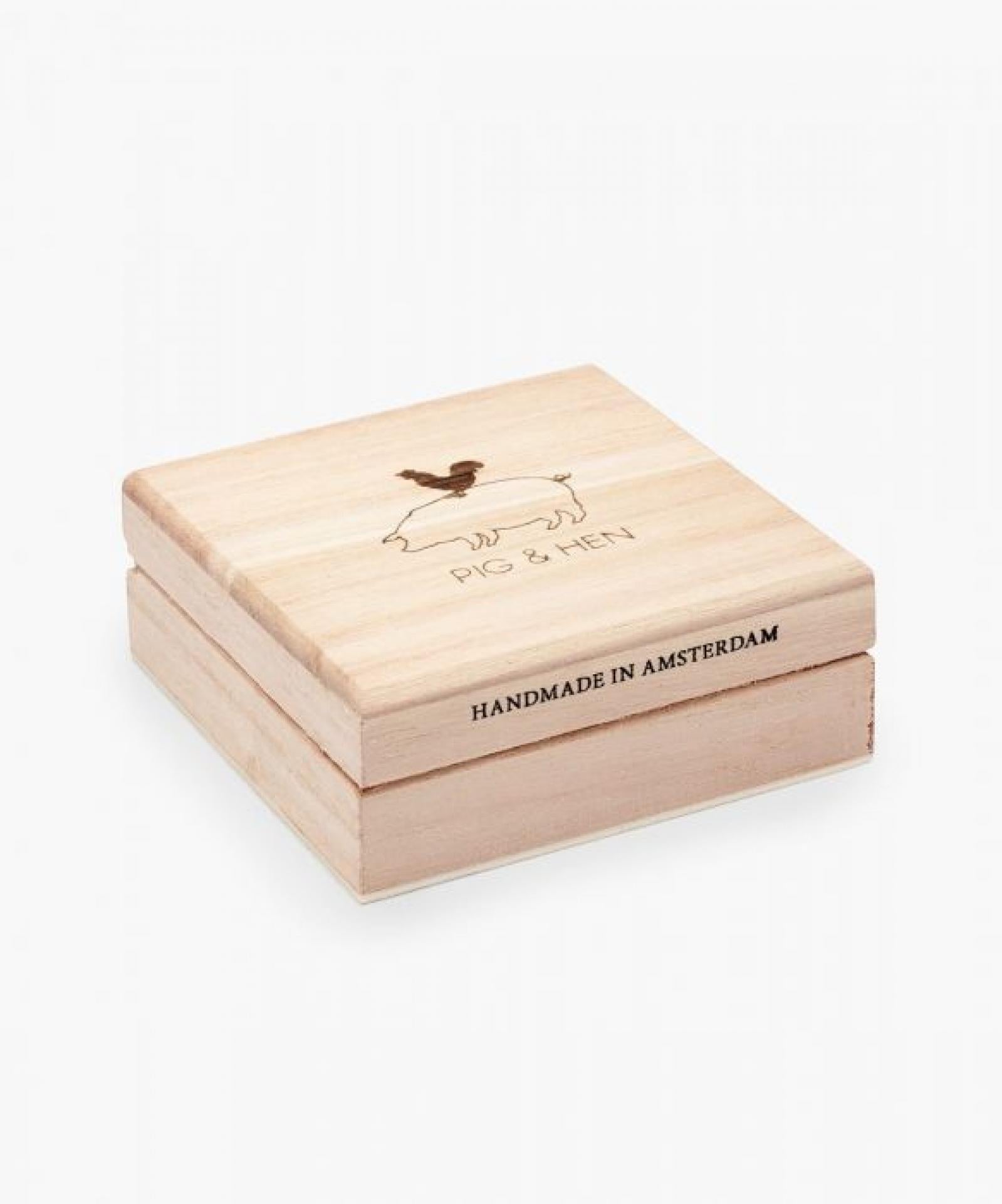 Pig & Hen Vicious Vik Armband Offwhite/Brown Beige - Größe: L