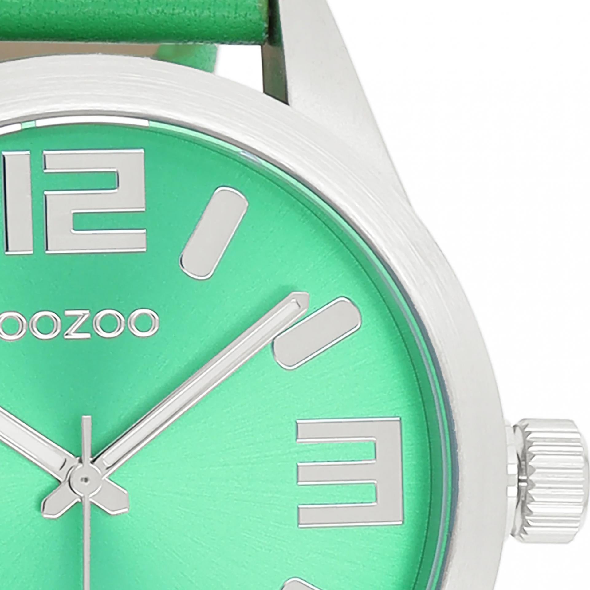 Oozoo Timepieces COLLECTION Grün Silber