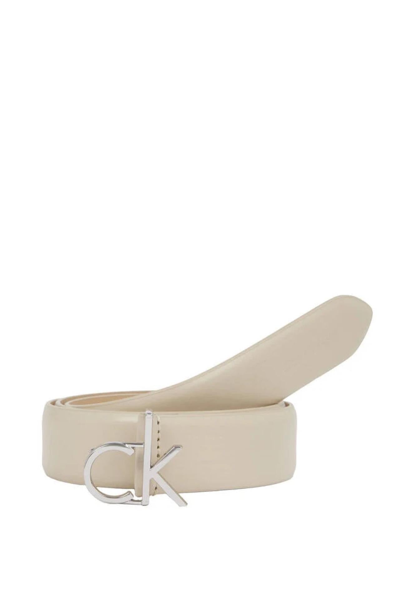 Calvin Klein Re-Lock CK Rev Belt 30mm - Variante: 95cm White/Sand Moon