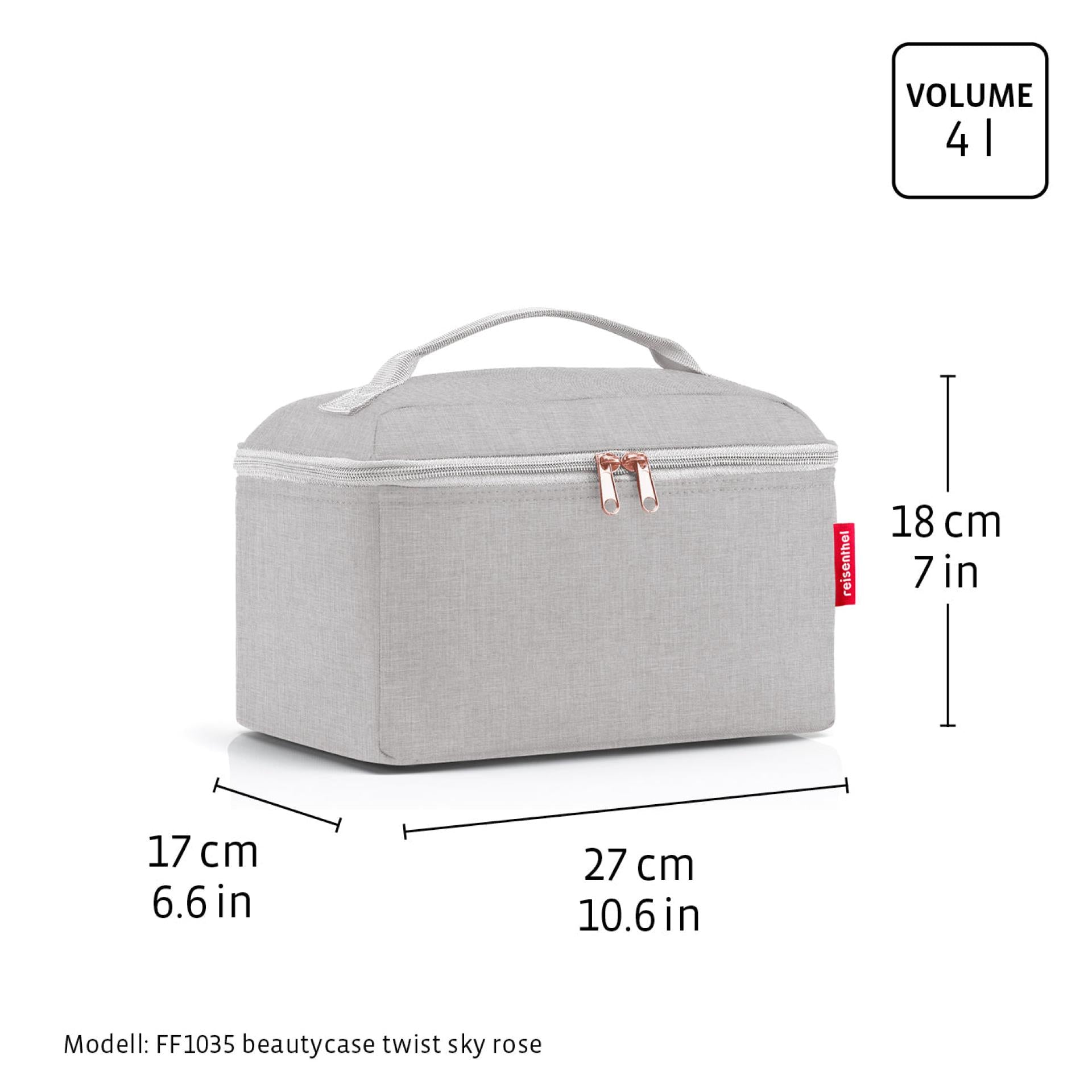 Kosmetik Kultur Reise Etui schwarz