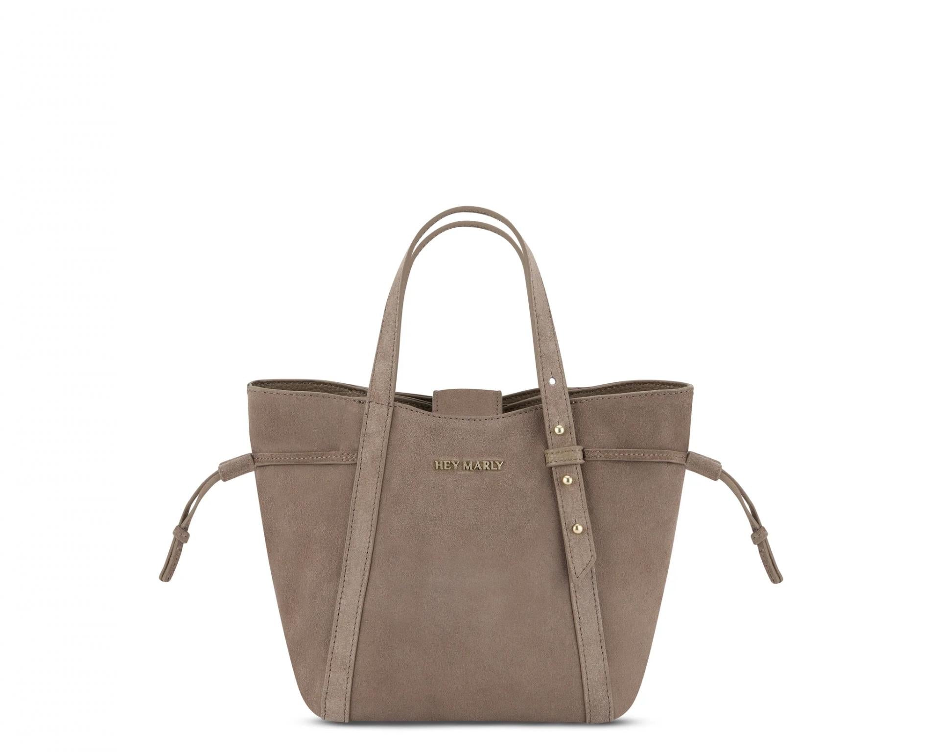 Hey Marly Handtasche Pretty Wonder Suede S - Mocha