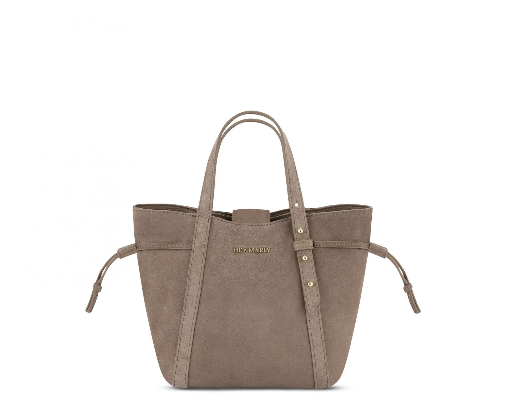 Hey Marly Handtasche Pretty Wonder Suede S - Mocha