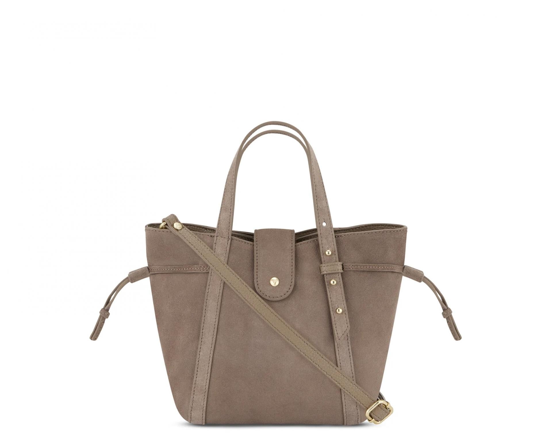 Hey Marly Handtasche Pretty Wonder Suede S - Mocha