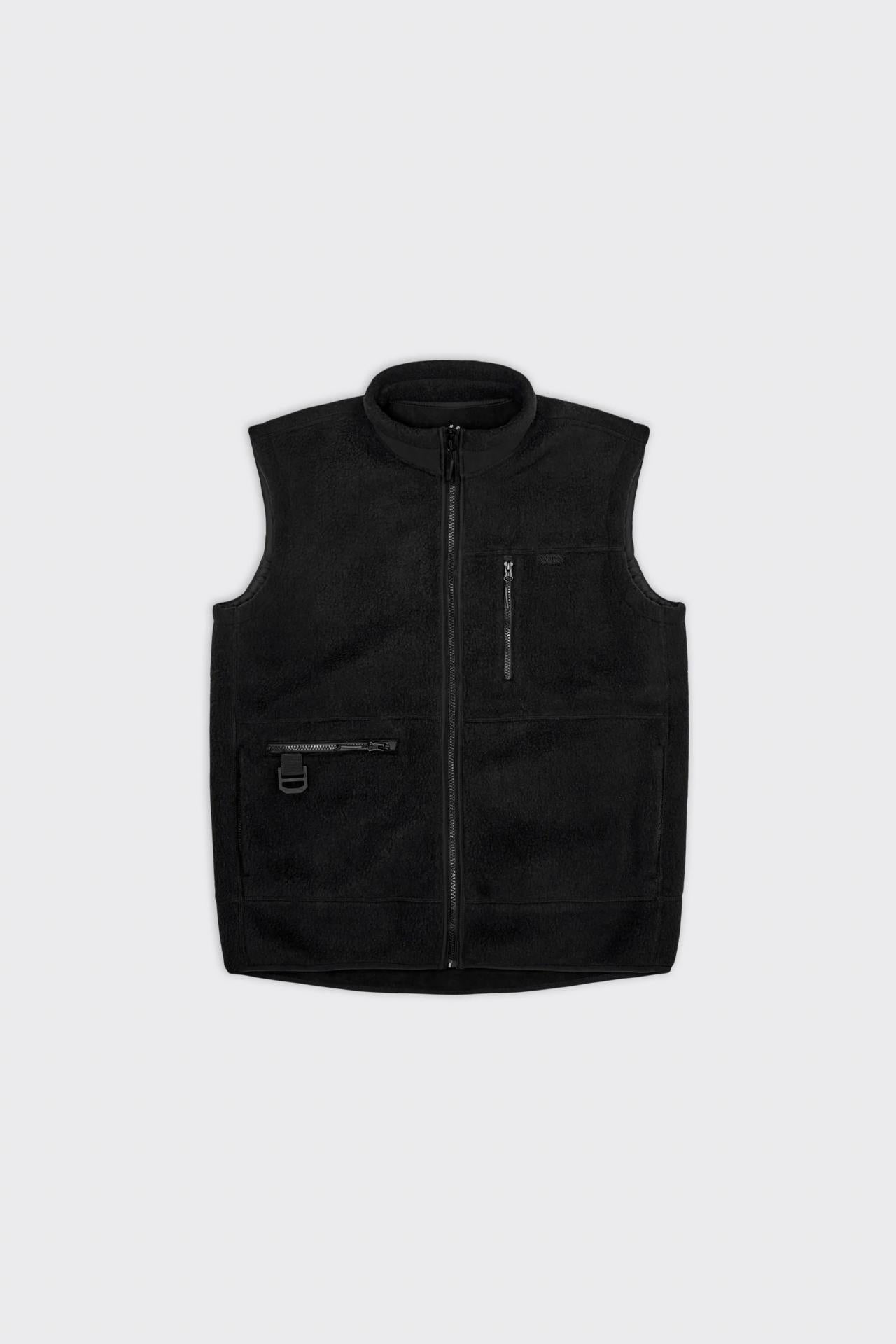 Rains Heavy Fleece Vest Black XS