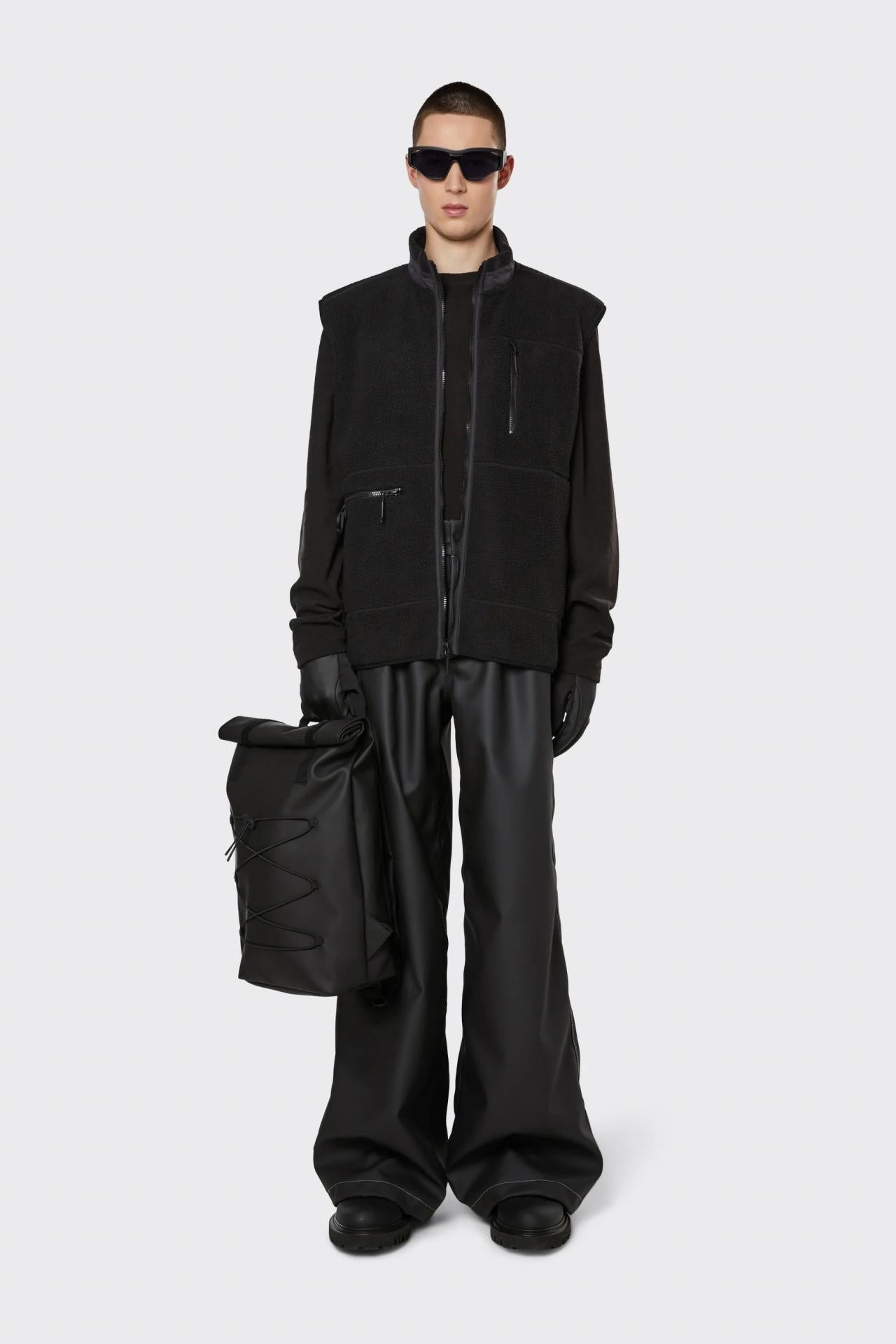 Rains Heavy Fleece Vest Black XS