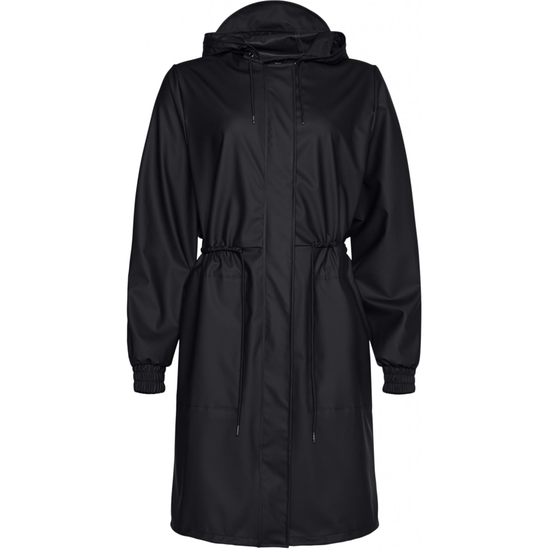 Rains String Parka 01 Black S
