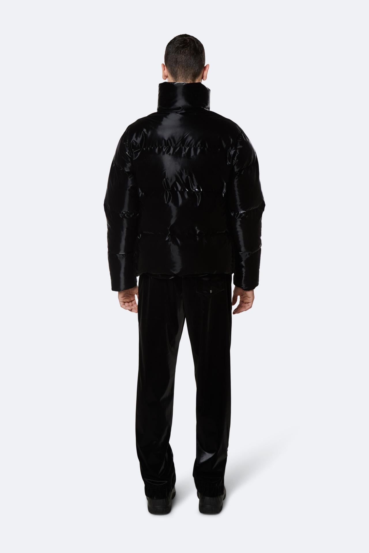 Rains Winterjacke Boxy Puffer Jacket S/M Velvet Black