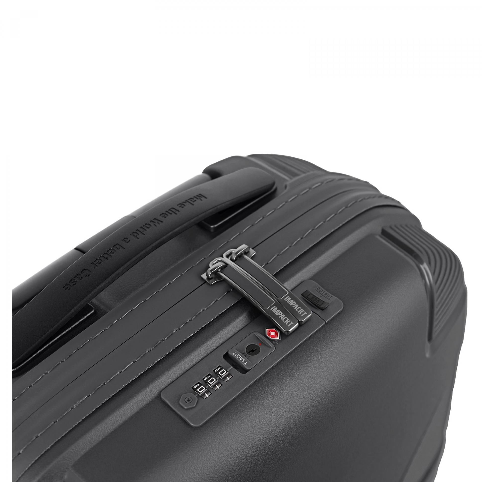 Travelite IMPACKT IP1 Hartschalenkoffer - Größe: S - Variante: Iron Grey