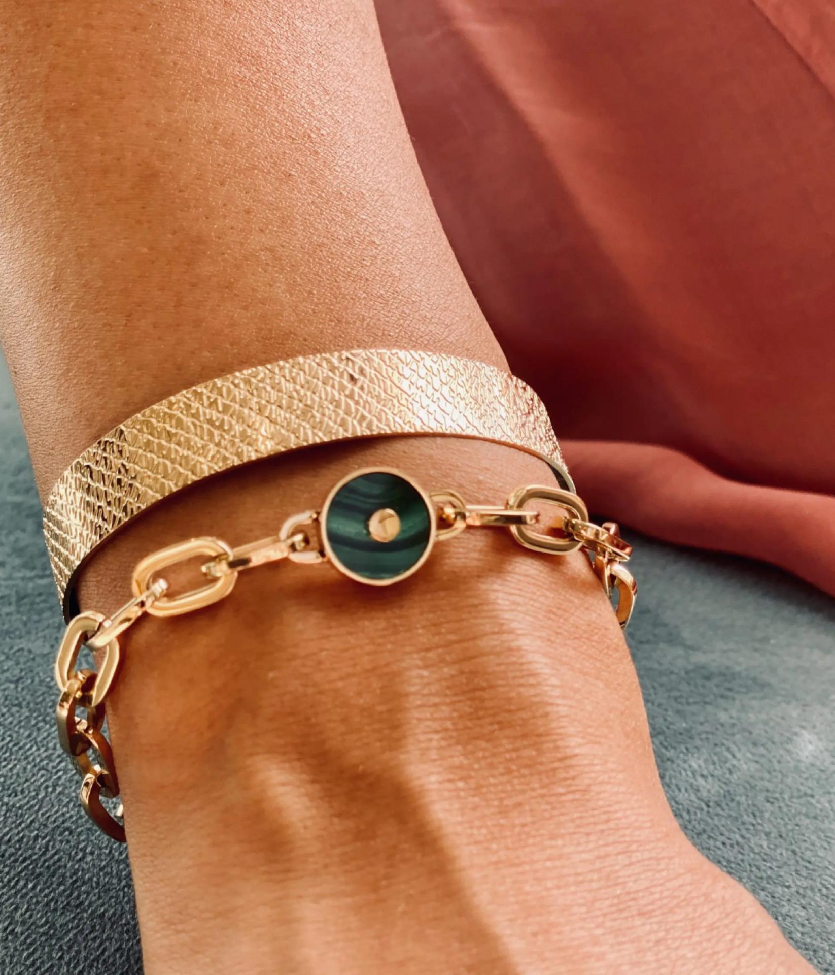 Zag Bijoux Armband Glieder mit Kreis 15+3cm