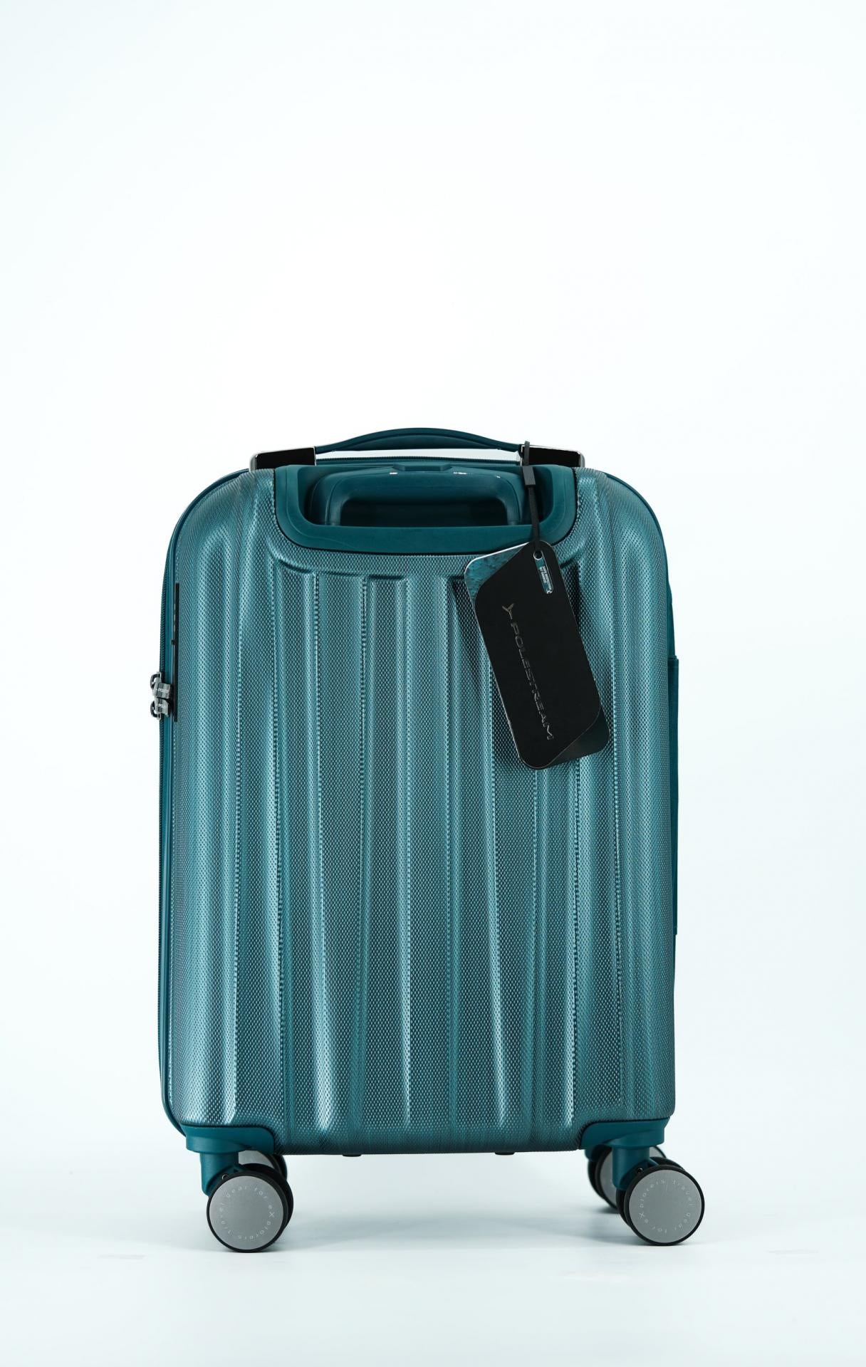 POLESTREAM Moonrock Hartschalen Trolley 100% Polycarbonat deepsea green brushed klein 55 cm